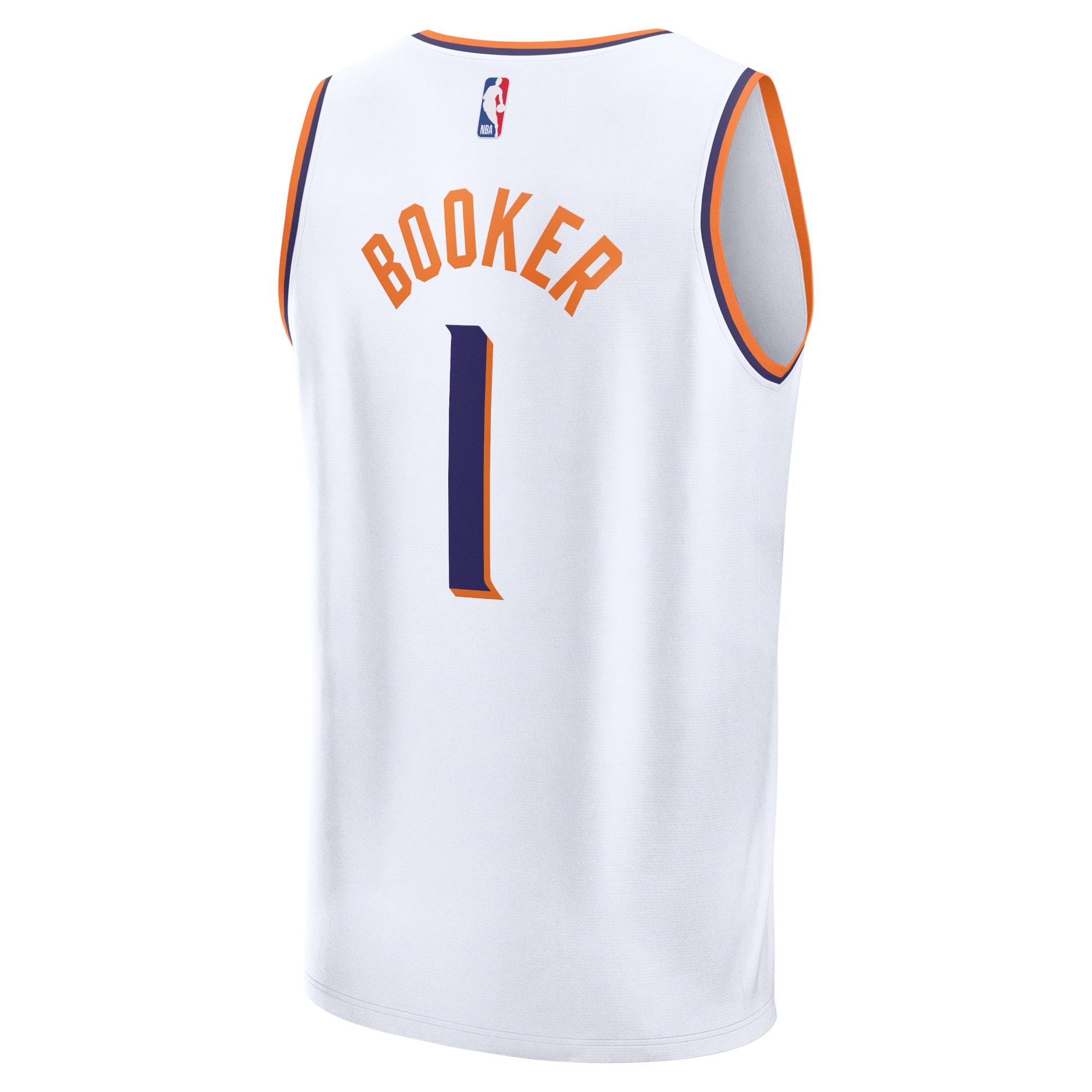 Devin Booker Phoenix Suns Fanatics Fast Break Replica Player Jersey - Association Edition - White