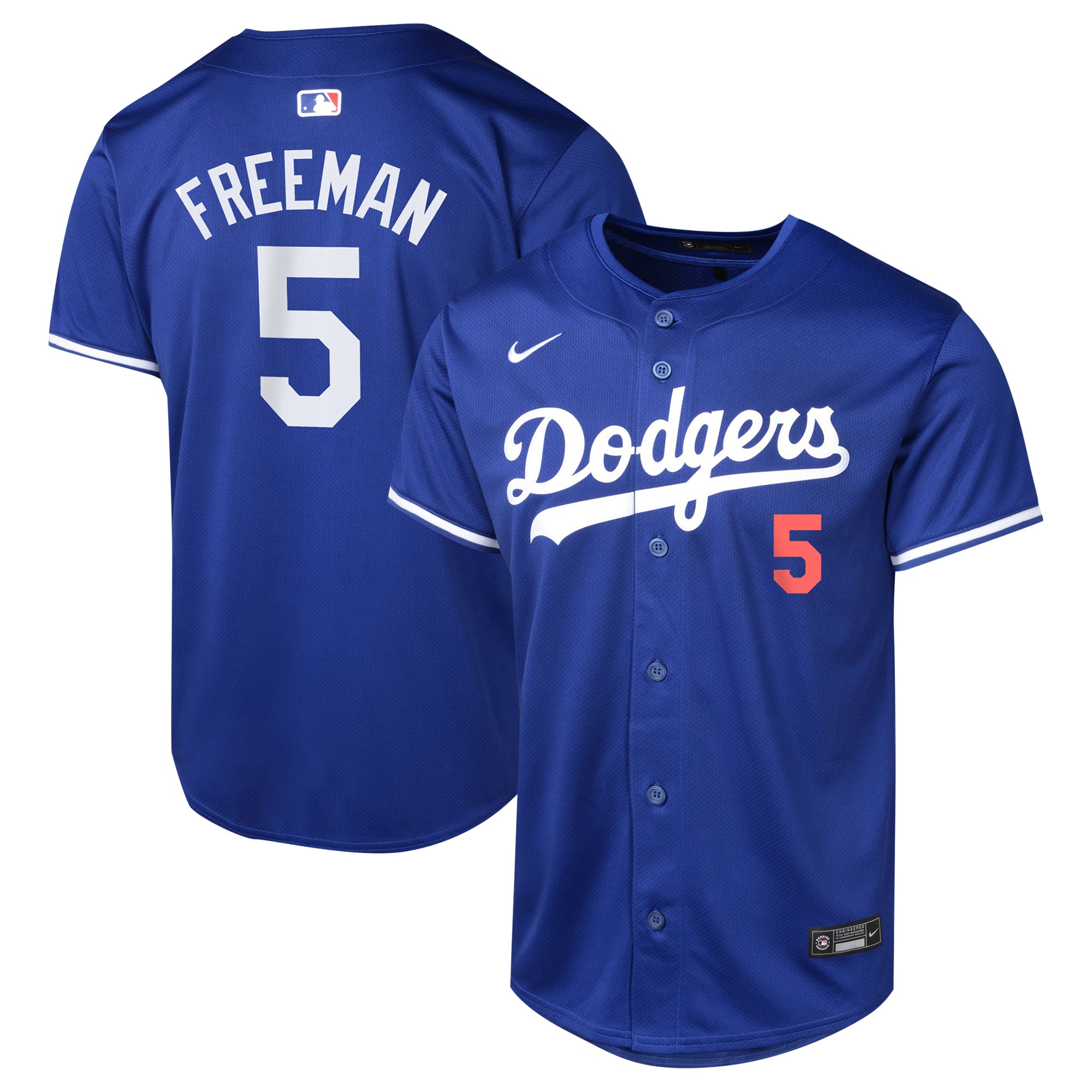 Freddie Freeman Los Angeles Dodgers Youth Alternate Limited Player Jersey Royal