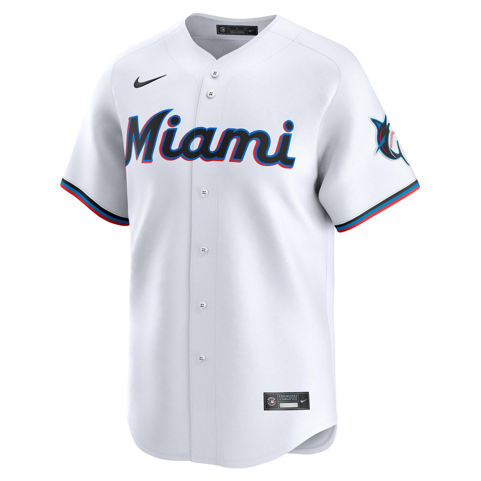 Josh Bell Miami Marlins  Home Limited Player Jersey - White