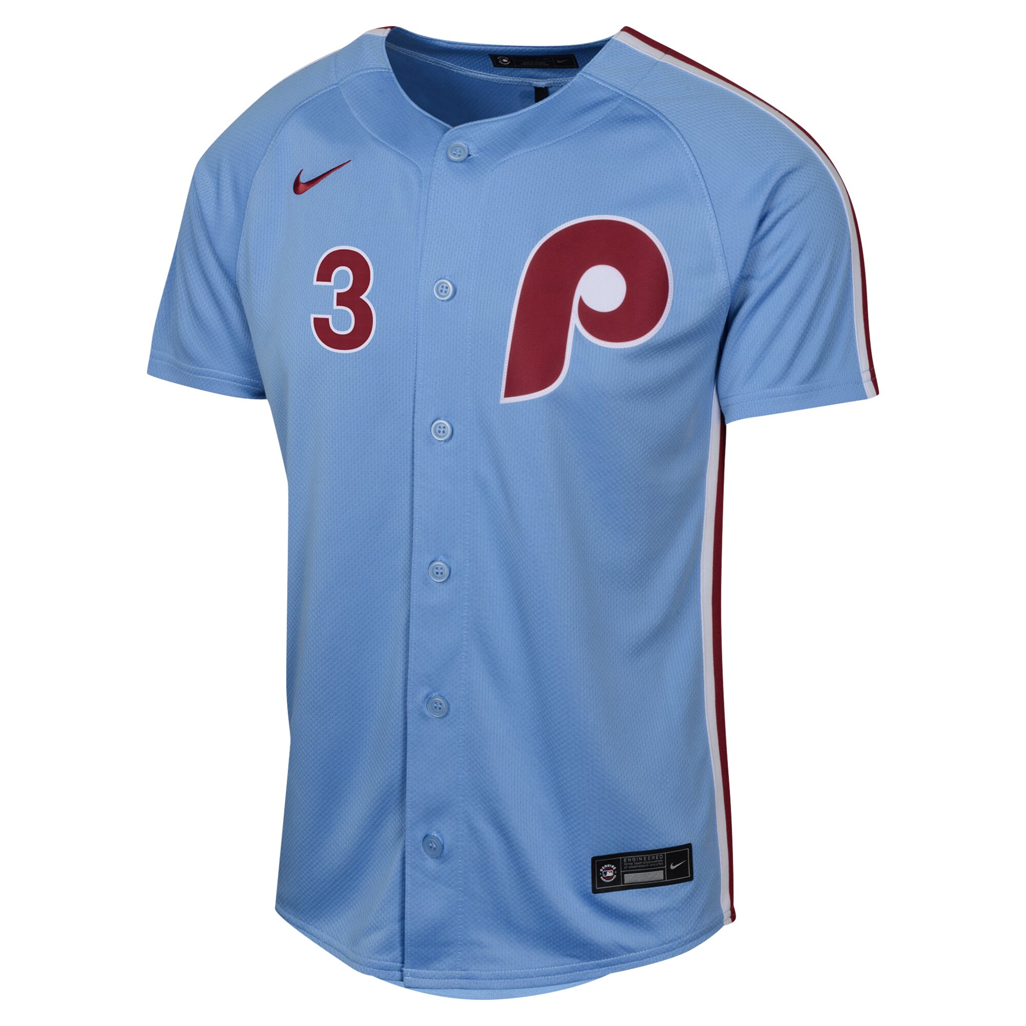 Bryce Harper Philadelphia Phillies Youth Alternate Limited Player Jersey - Light Blue