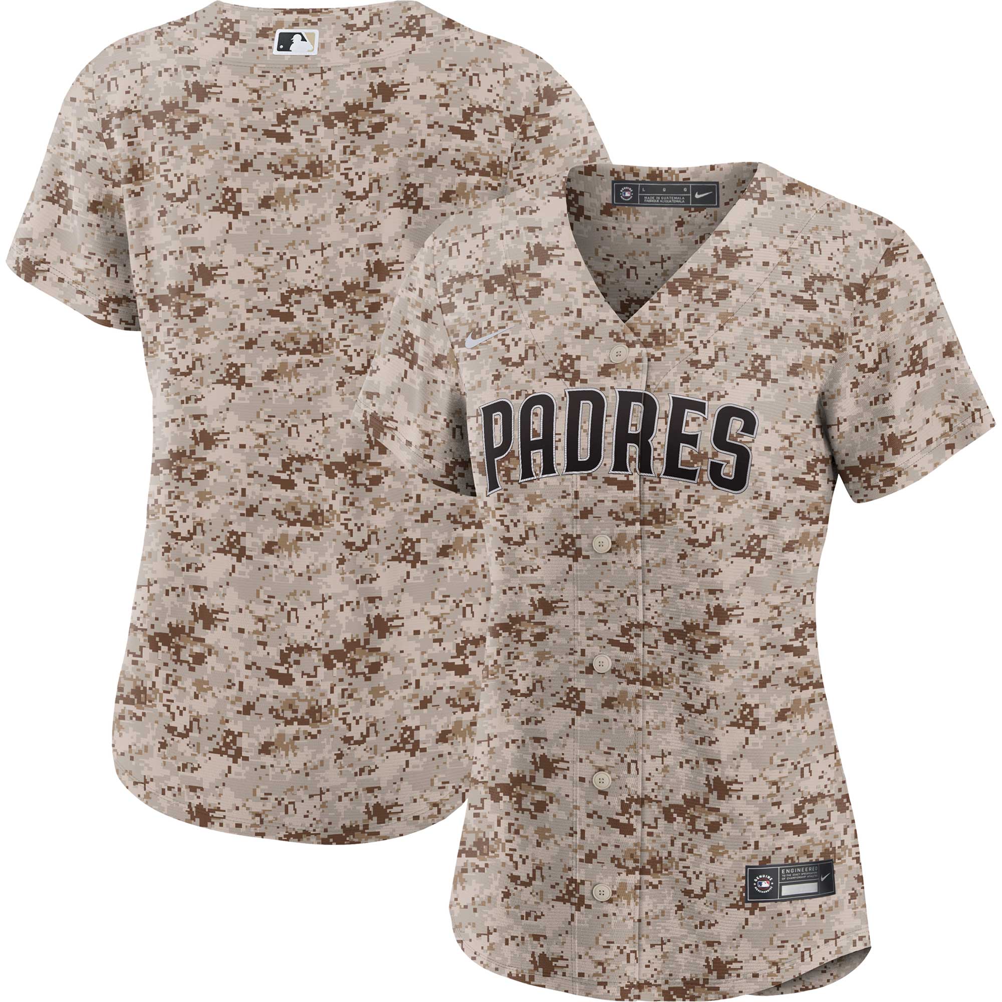 San Diego Padres  Women's USMC Alternate Replica Team Jersey - Camo