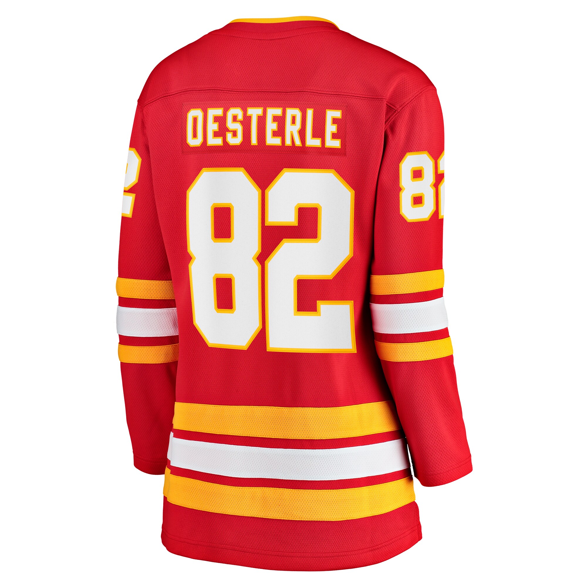 Jordan Oesterle Calgary Flames Women's Fanatics Home Breakaway Jersey - Red
