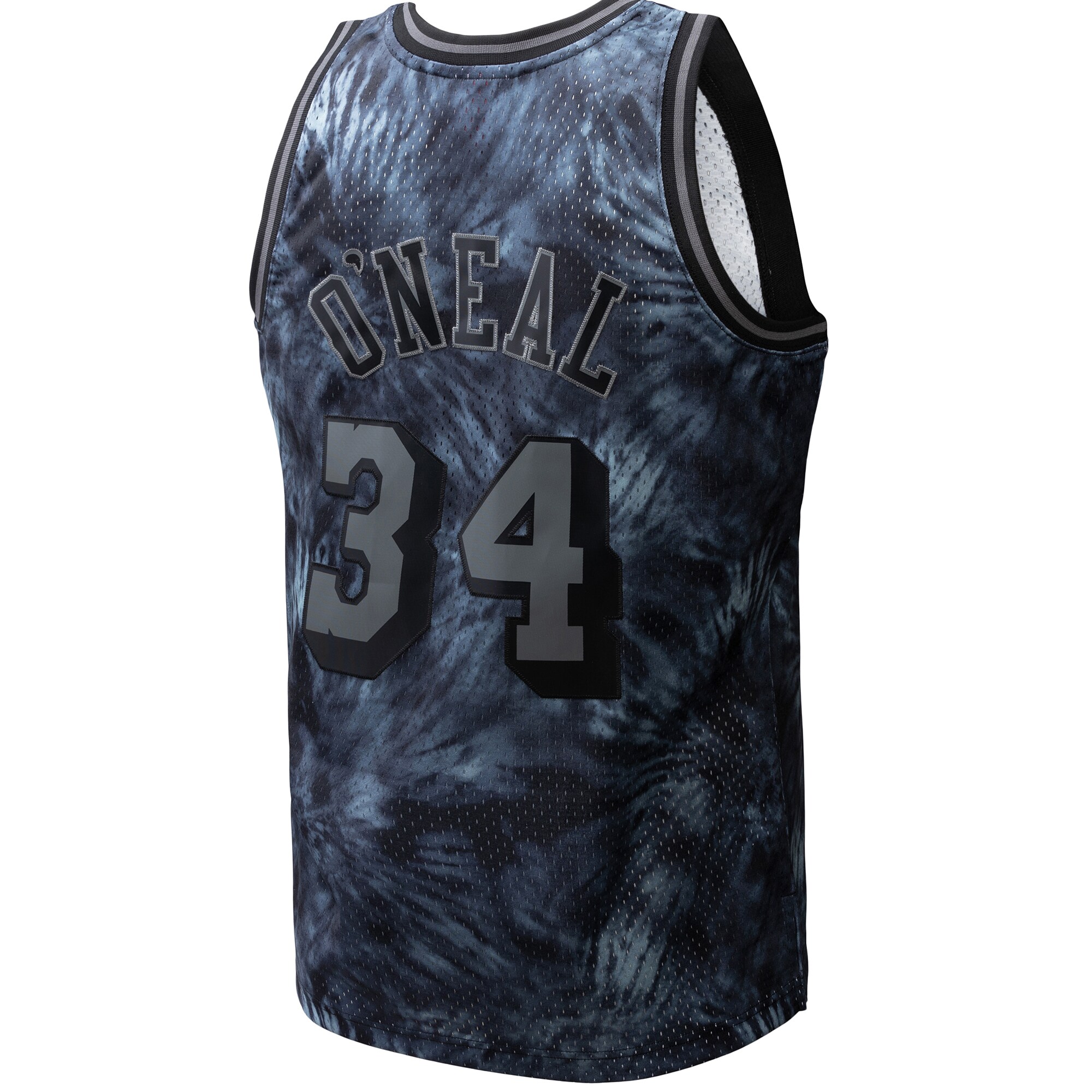 Shaquille O'Neal Los Angeles Lakers Mitchell & Ness Hardwood Classics 1996\/97 Tie-Dye Swingman Jersey - Black