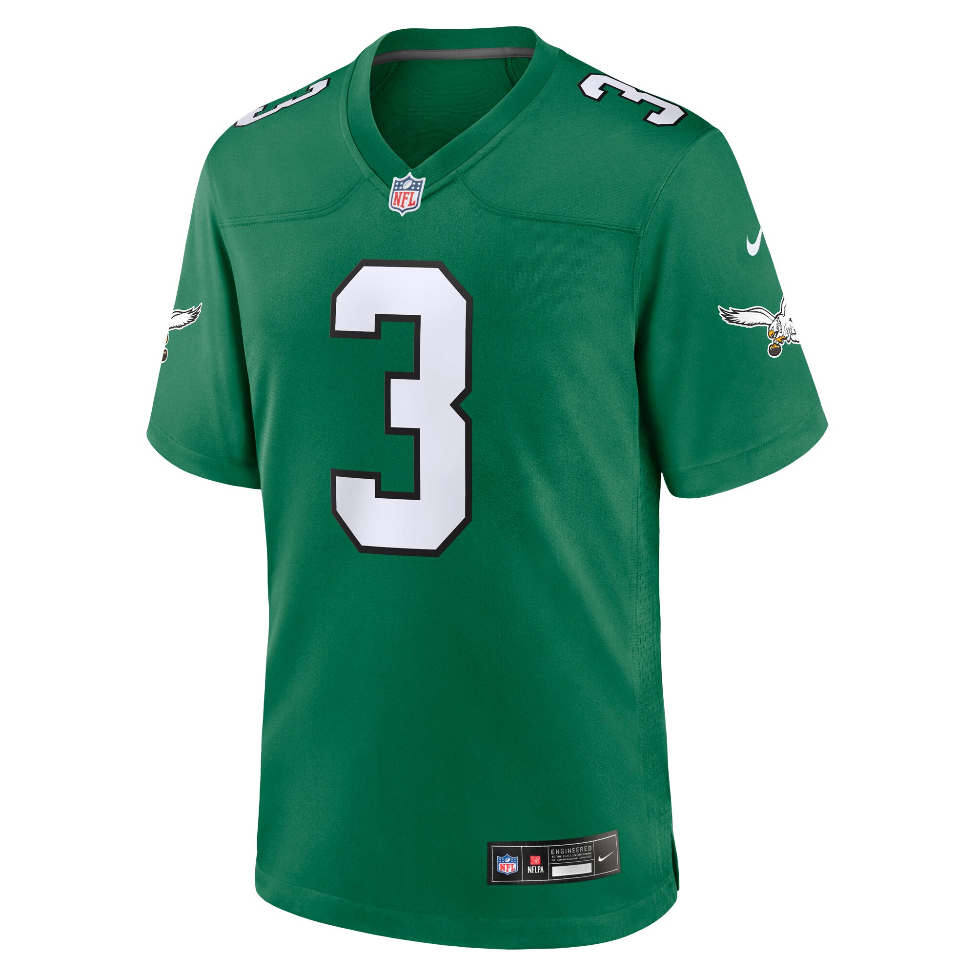 Nolan Smith Philadelphia Eagles  Alternate Game Jersey - Kelly Green