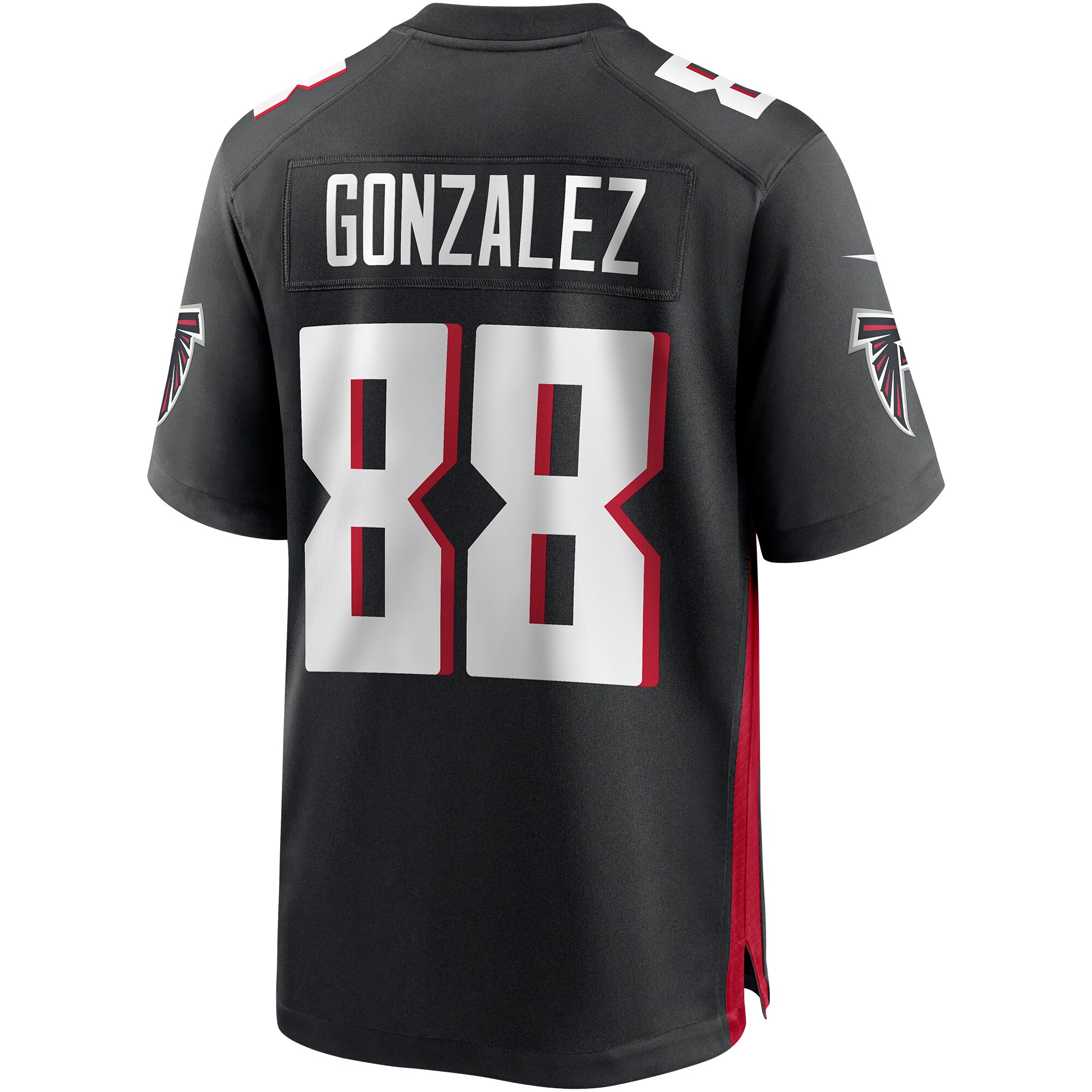 Tony Gonzalez Atlanta Falcons  Game Retired Player Jersey - Black