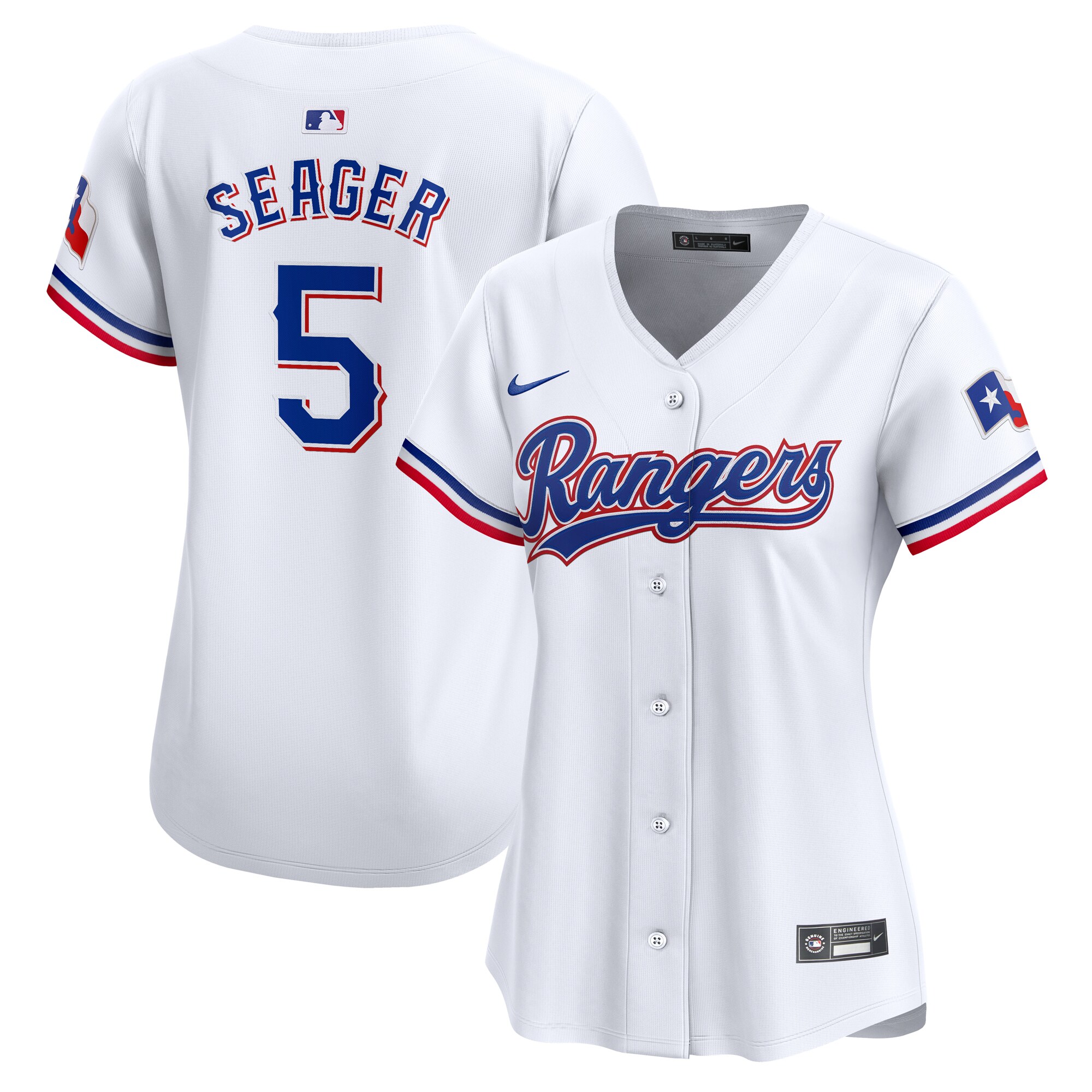 Corey Seager Texas Rangers  Women's Home Limited Player Jersey - White