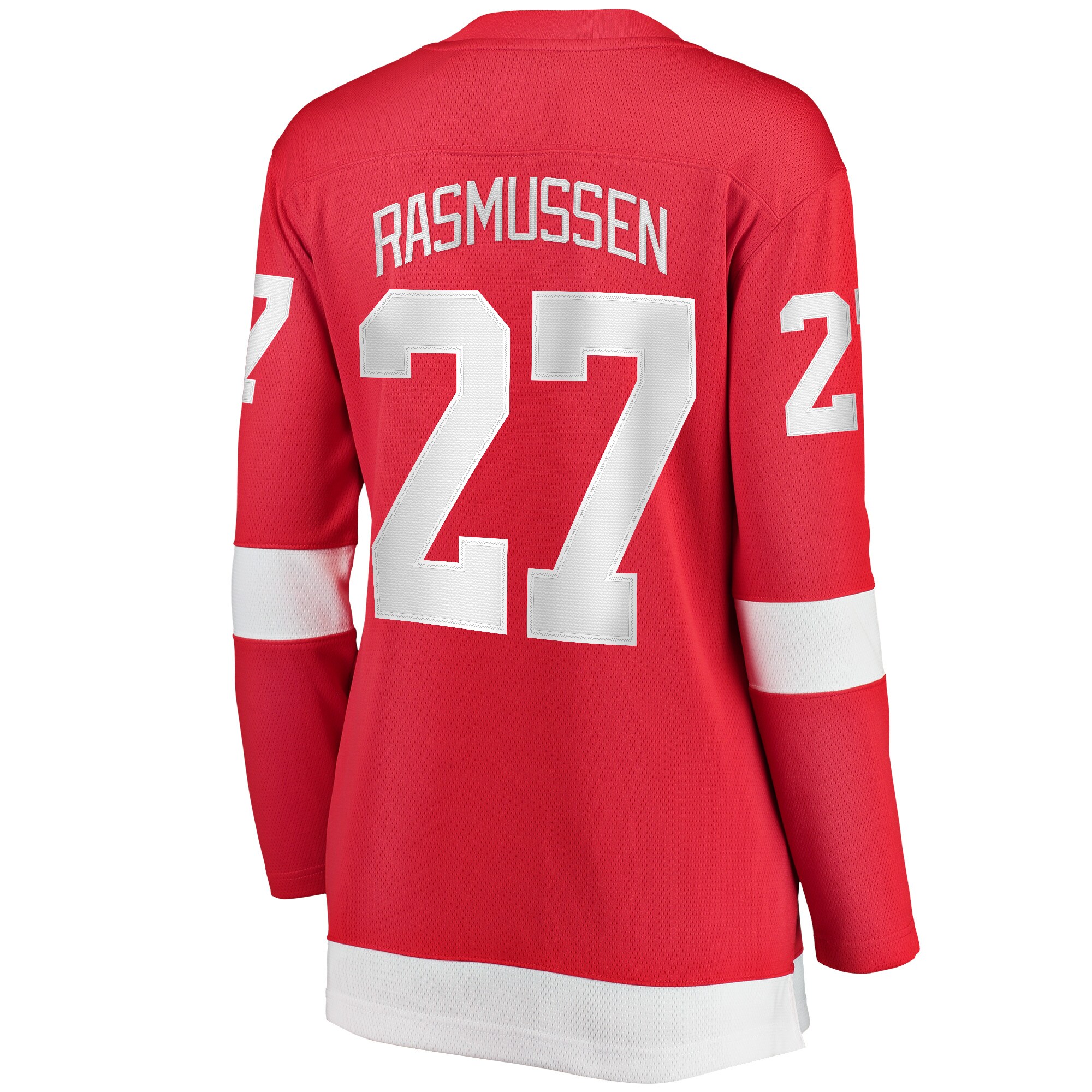 Michael Rasmussen Detroit Red Wings Fanatics Women's Home Breakaway Player Jersey - Red