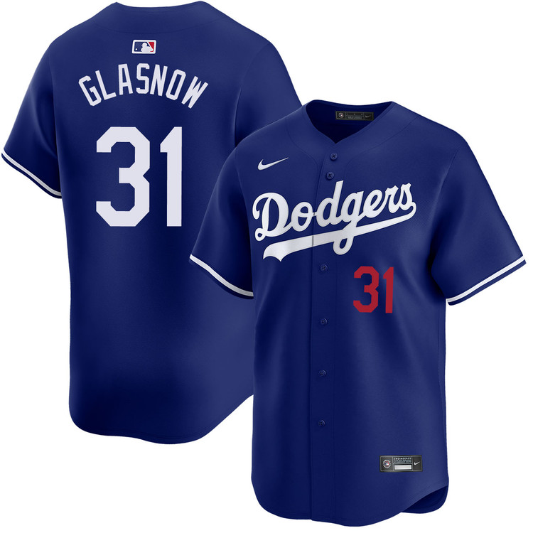 Tyler Glasnow Los Angeles Dodgers Alternate Royal Limited Jersey