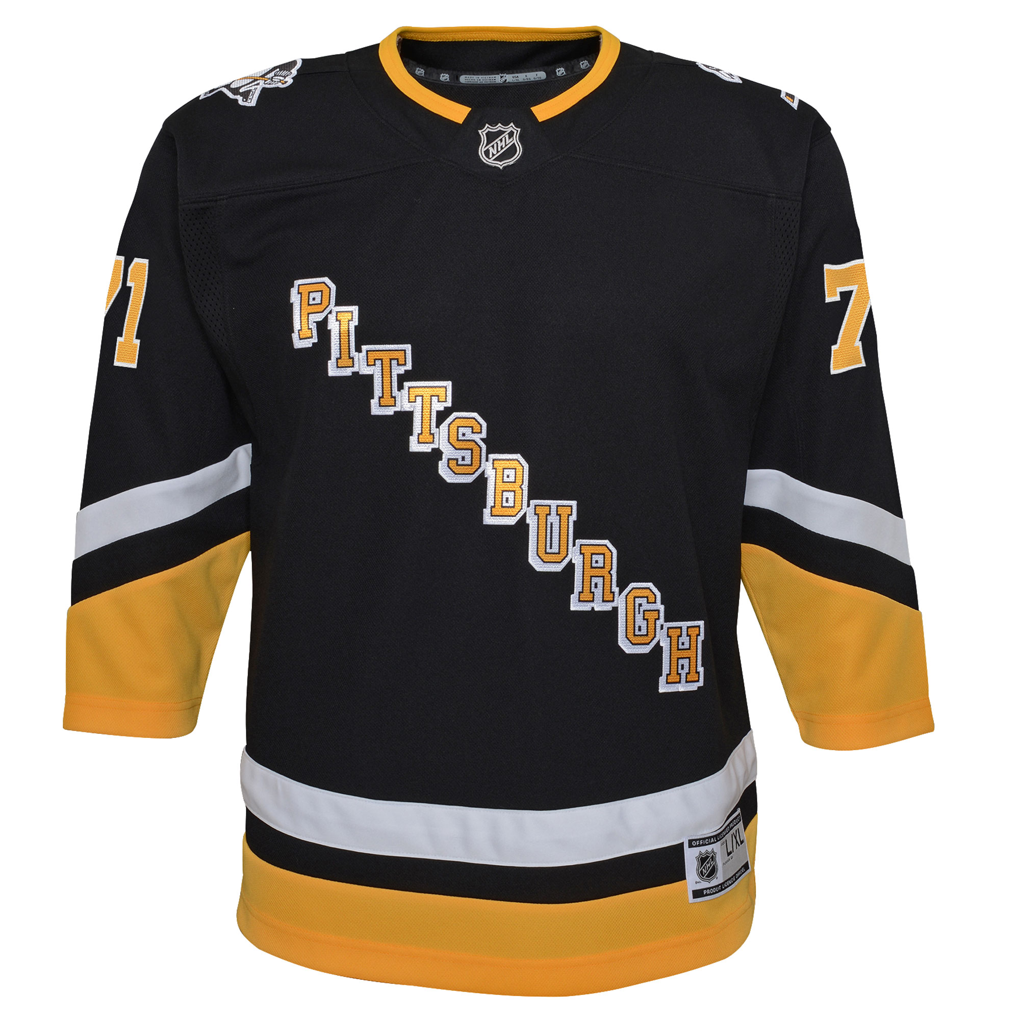 Evgeni Malkin Pittsburgh Penguins Youth 2021\/22 Alternate Premier Player Jersey - Black