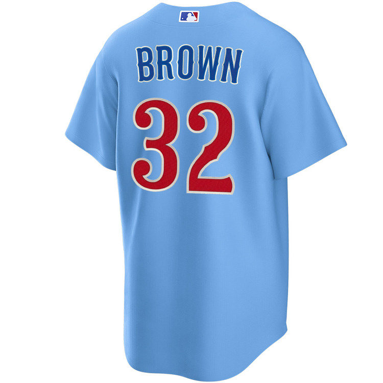 Ben Brown Chicago Cubs Blues Alternate Jersey
