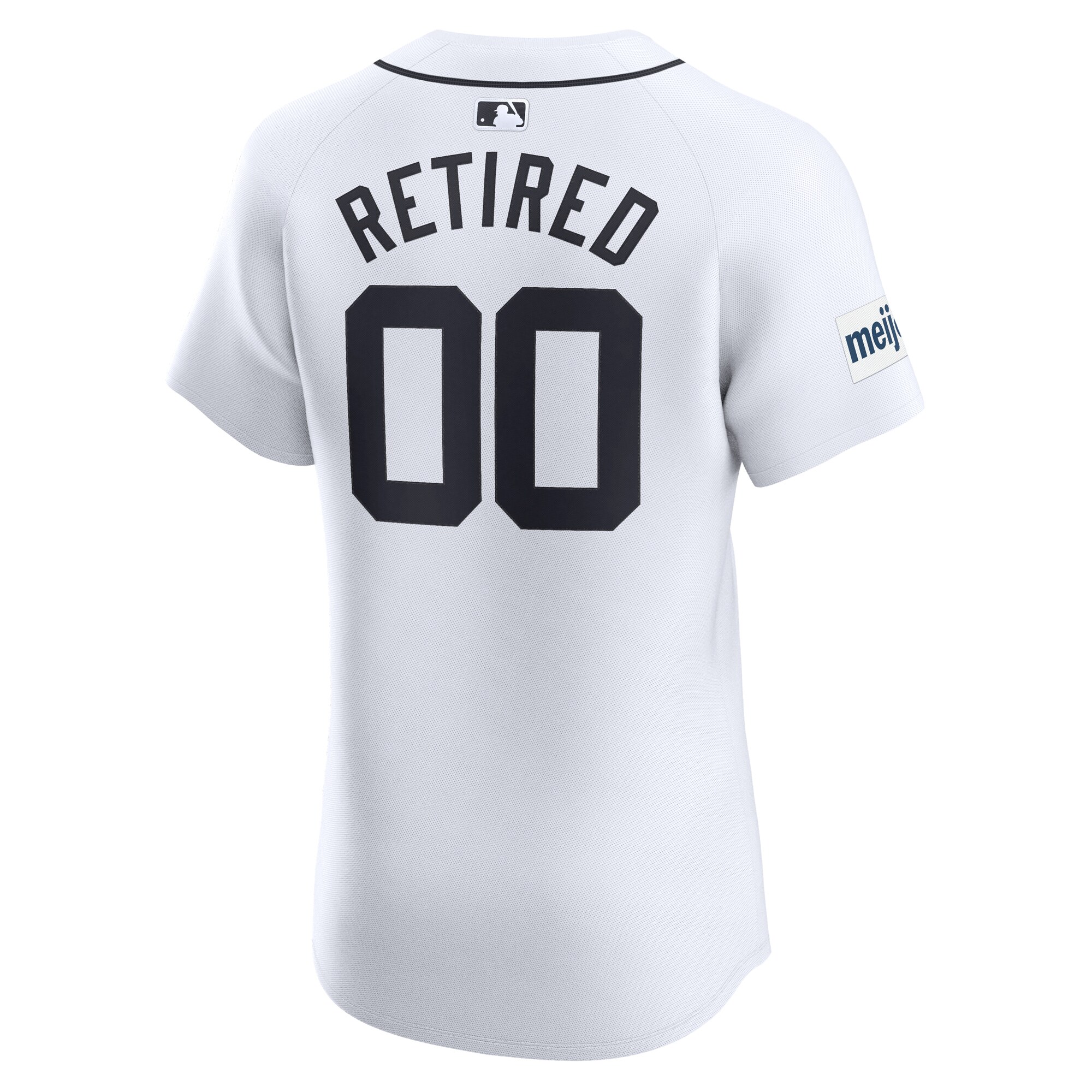 Detroit Tigers  Home Elite Pick-A-Player Retired Roster Patch Jersey - White