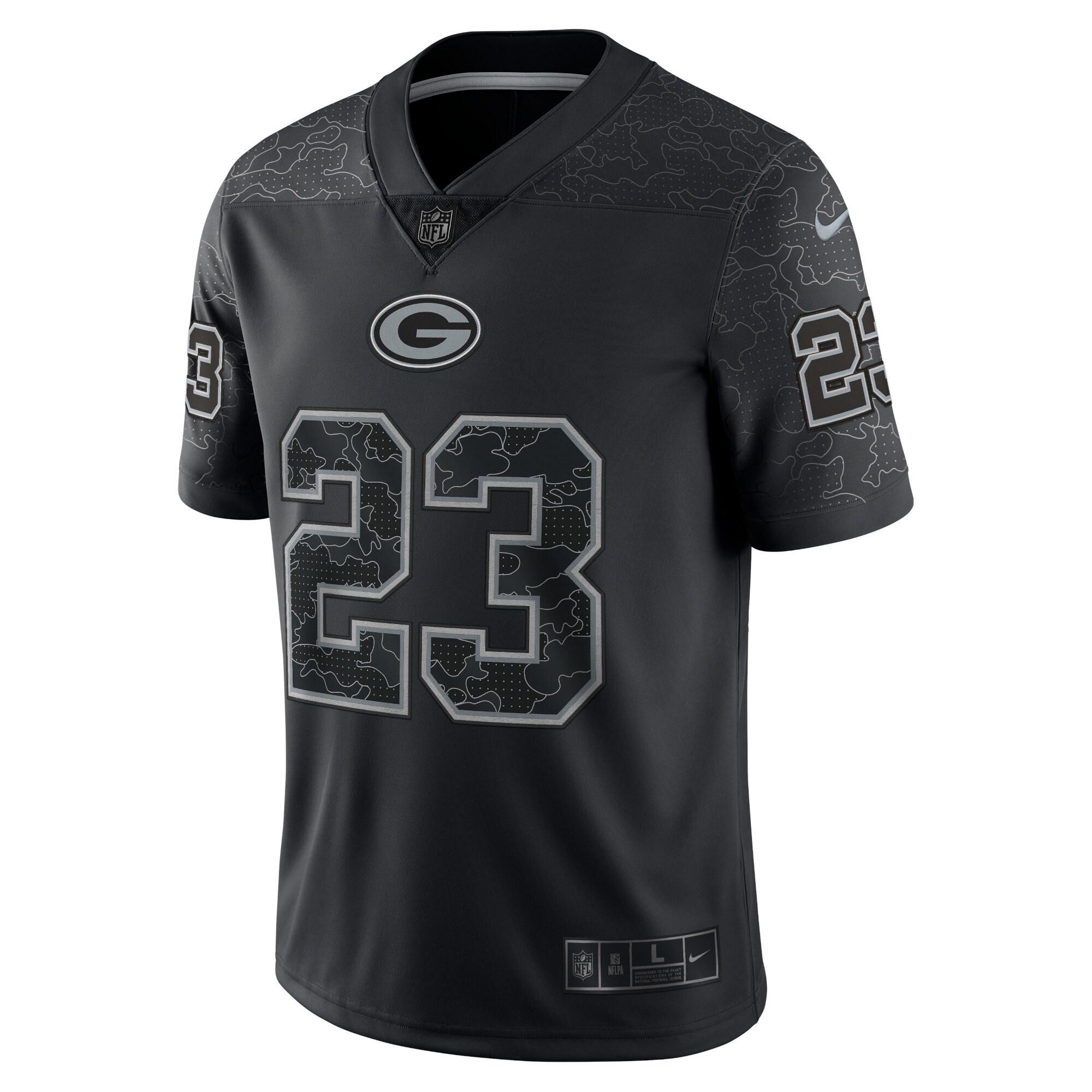Jaire Alexander Green Bay Packers  RFLCTV Limited Jersey - Black