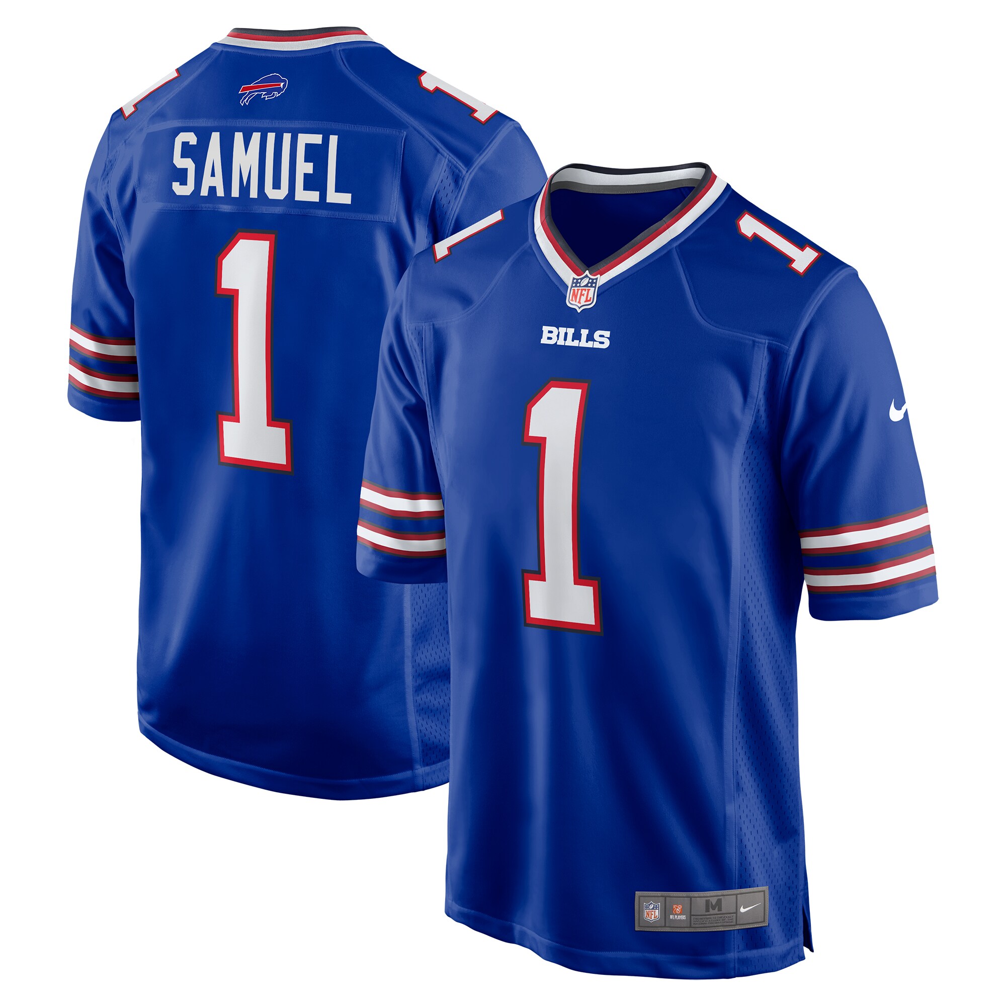 Curtis Samuel Buffalo Bills   Game Jersey -  Royal