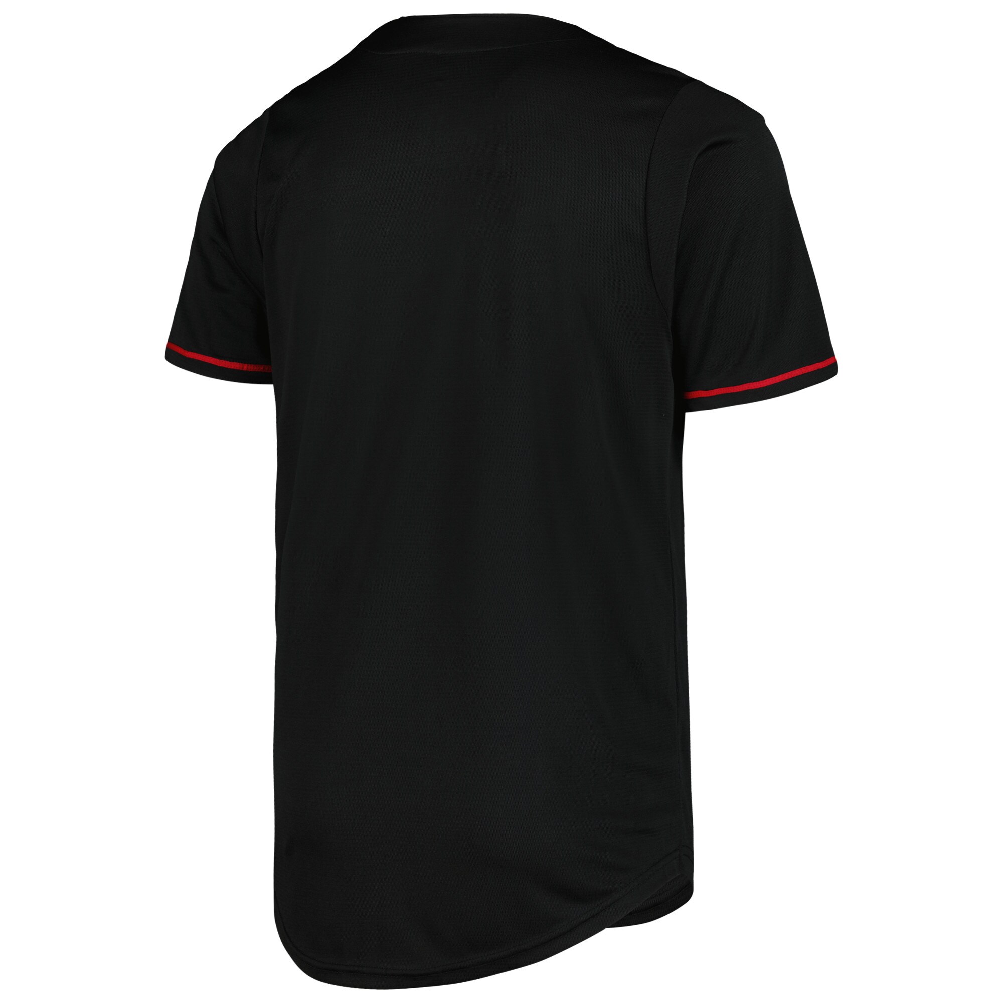 Chicago Bulls Fanatics Pop Baseball Jersey - Black