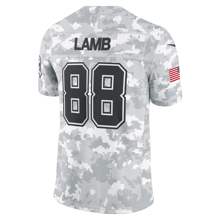 CeeDee Lamb Dallas Cowboys 2024 Salute to Service Limited Jersey - Arctic Camo
