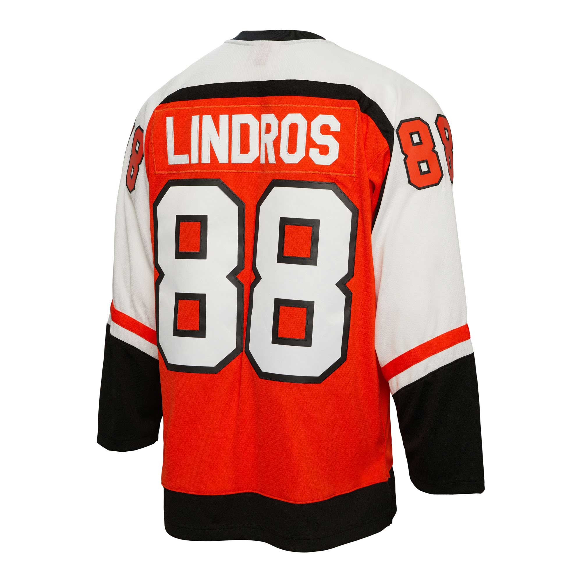 Eric Lindros Philadelphia Flyers Mitchell & Ness Captain Patch 1996\/97 Blue Line Player Jersey - Orange