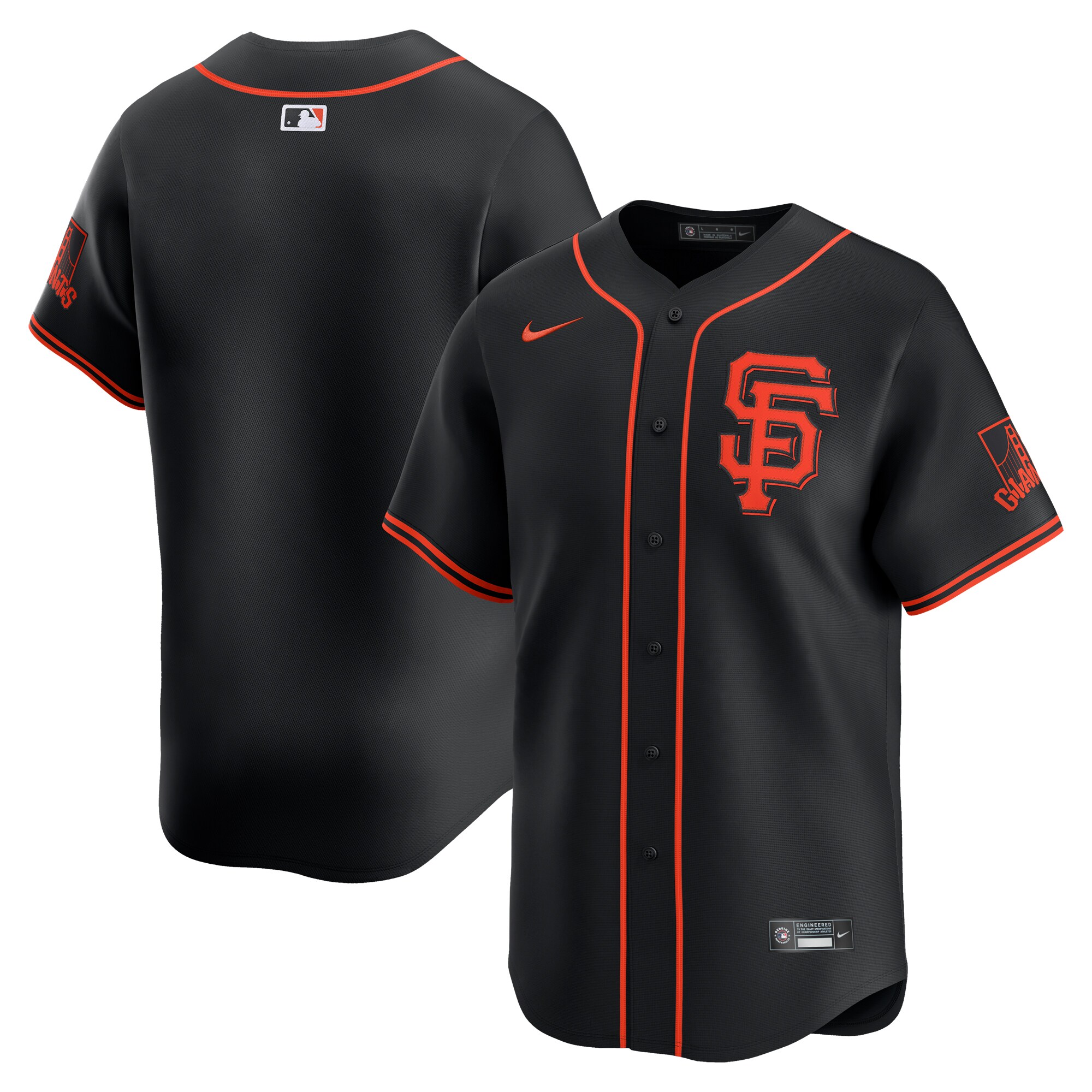 San Francisco Giants   Alternate Limited Jersey Black