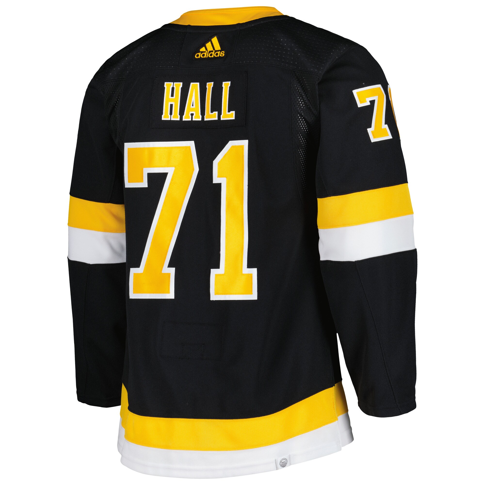 Taylor Hall Boston Bruins adidas Alternate Primegreen Authentic Player Jersey - Black