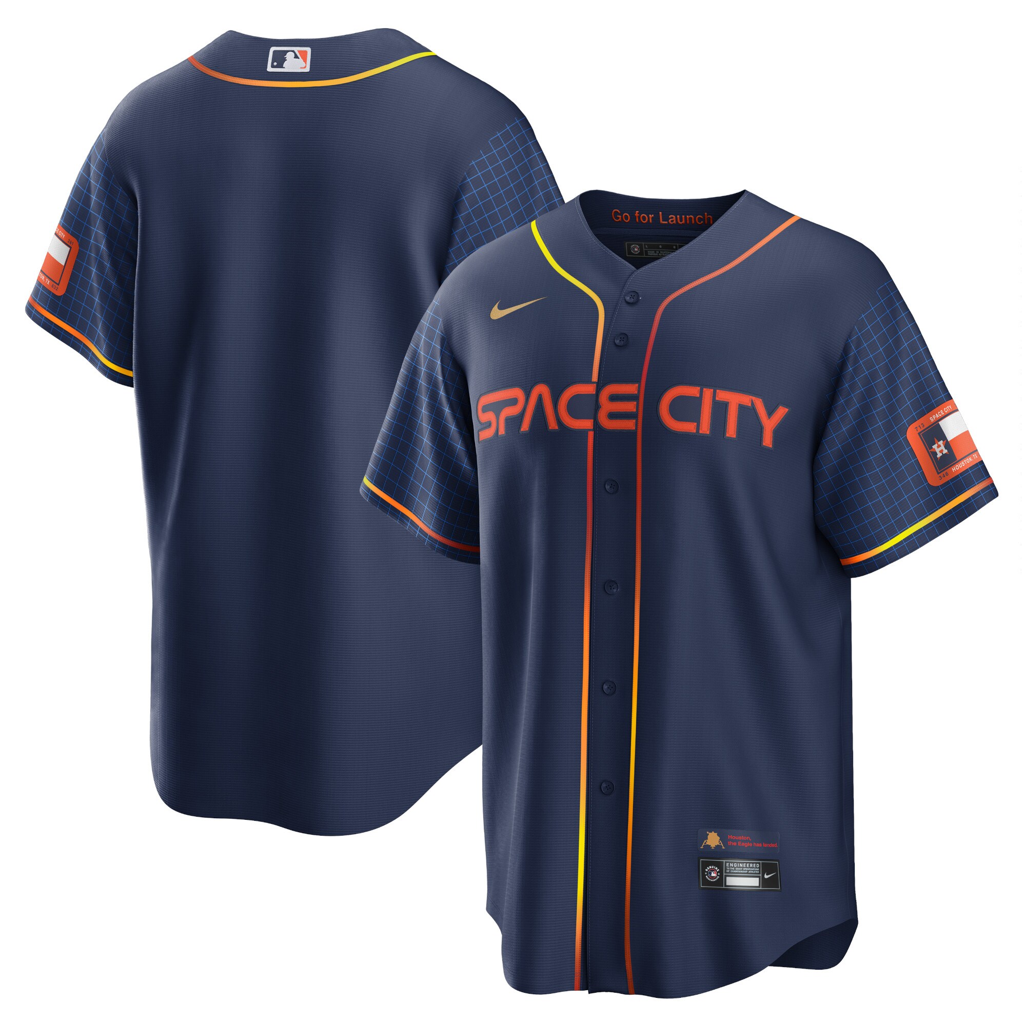 Houston Astros  City Connect Replica Jersey - Navy