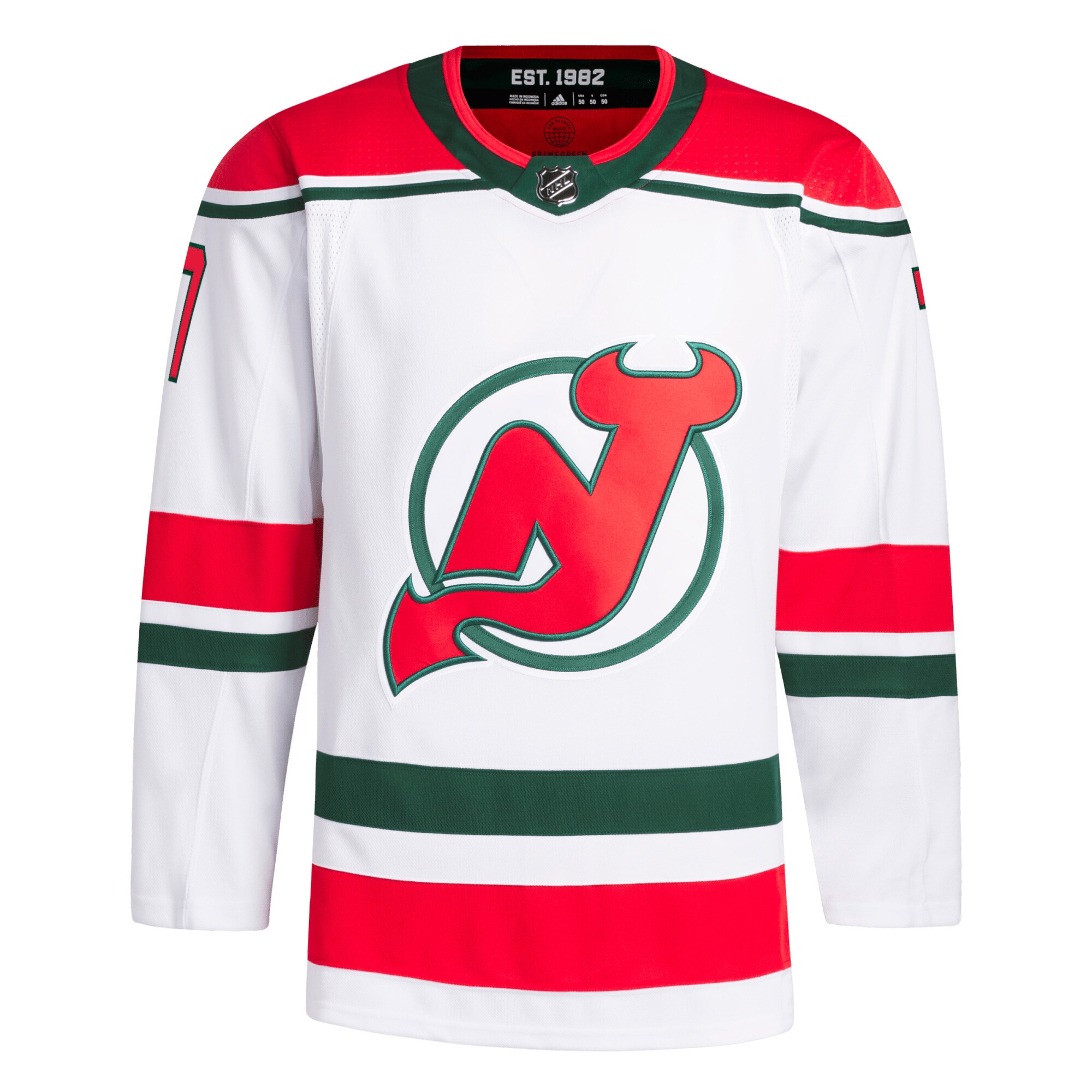 Dougie Hamilton New Jersey Devils adidas Primegreen Authentic Player Jersey - White