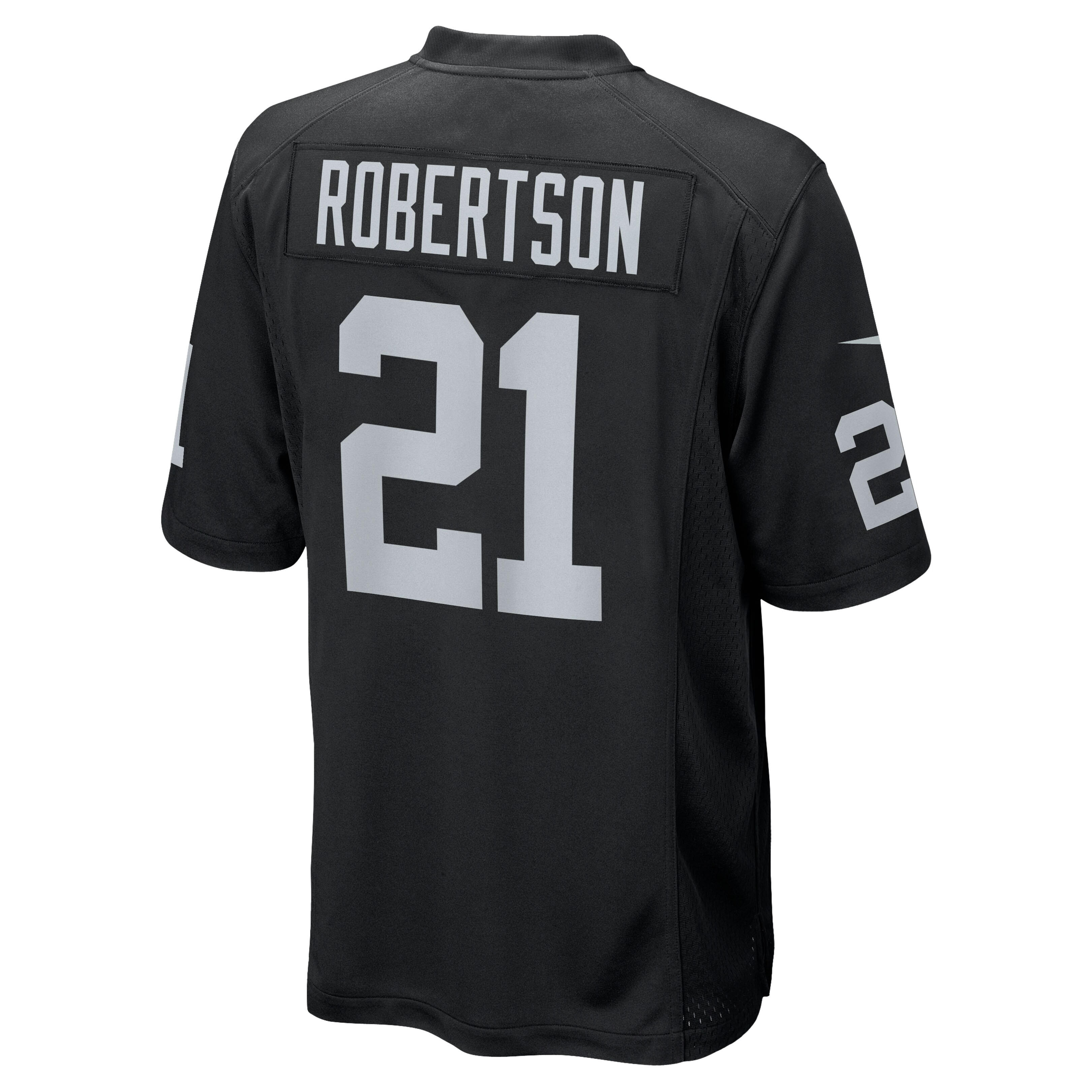 Amik Robertson Las Vegas Raiders  Team Game Jersey - Black