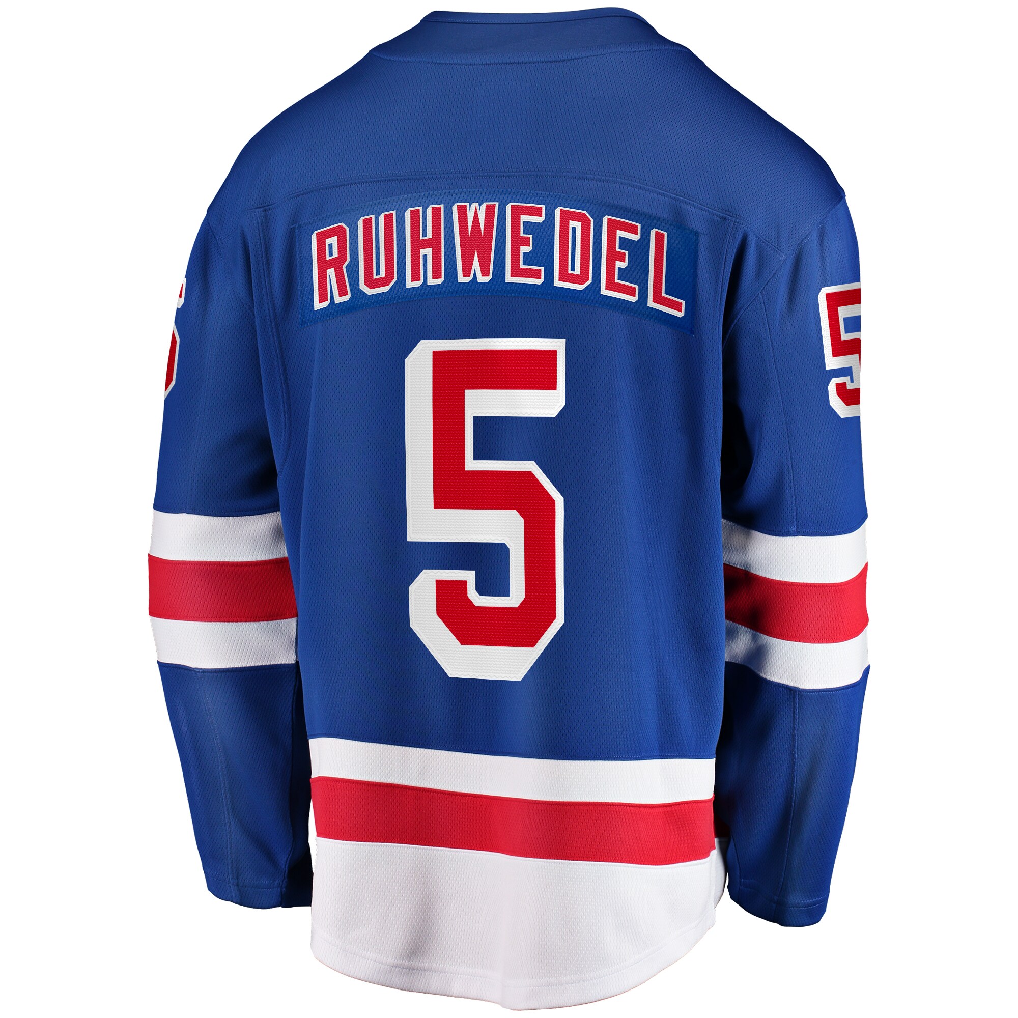 Chad Ruhwedel New York Rangers Fanatics Home PremierBreakaway Player Jersey - Blue