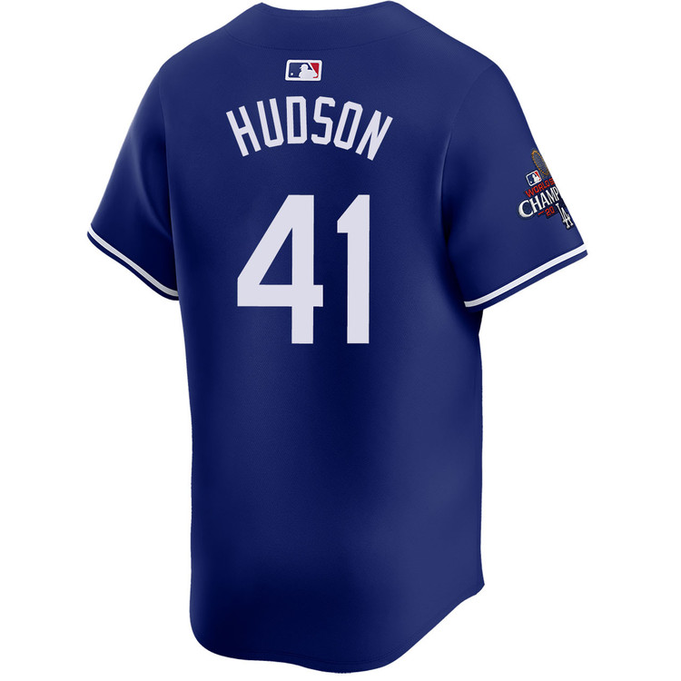 Daniel Hudson Los Angeles Dodgers Alternate Royal Limited World Series Champions Jersey