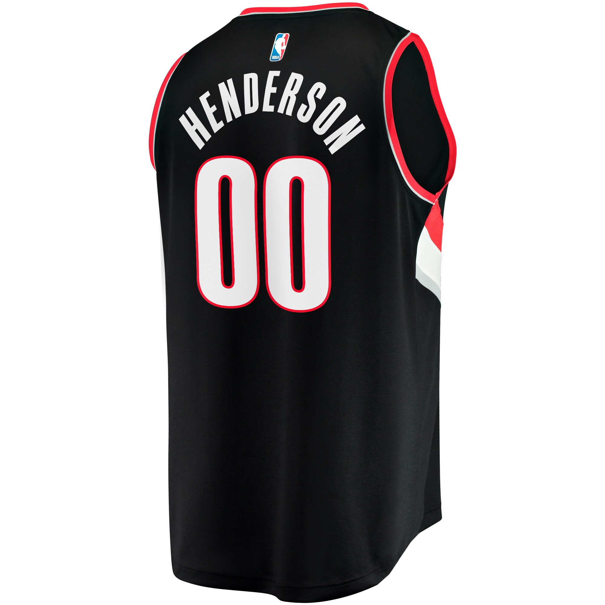 Scoot Henderson Portland Trail Blazers Fanatics Youth  Fast Break Replica Jersey - Icon Edition - Black