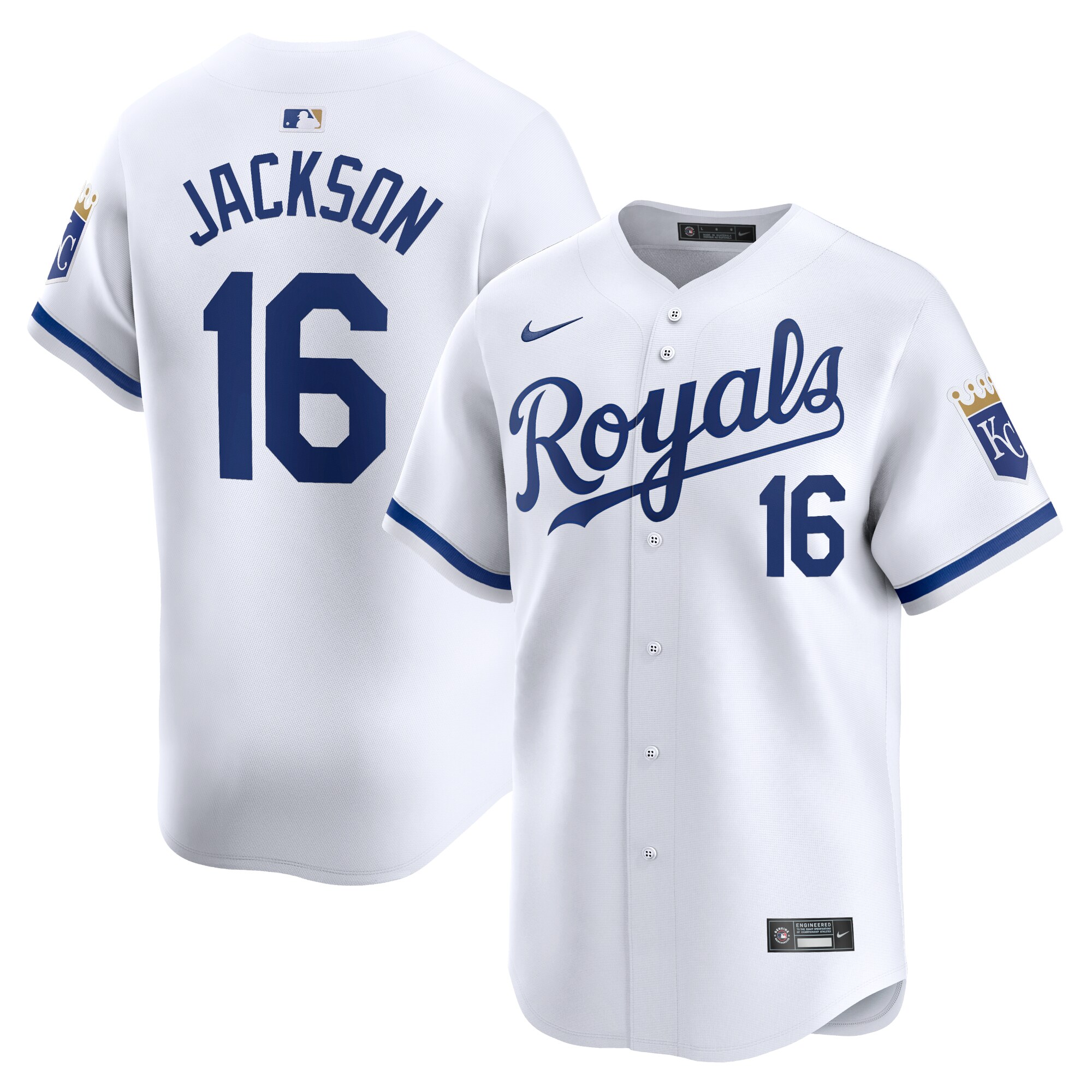 Bo Jackson Kansas City Royals  Home Limited Player Jersey - White