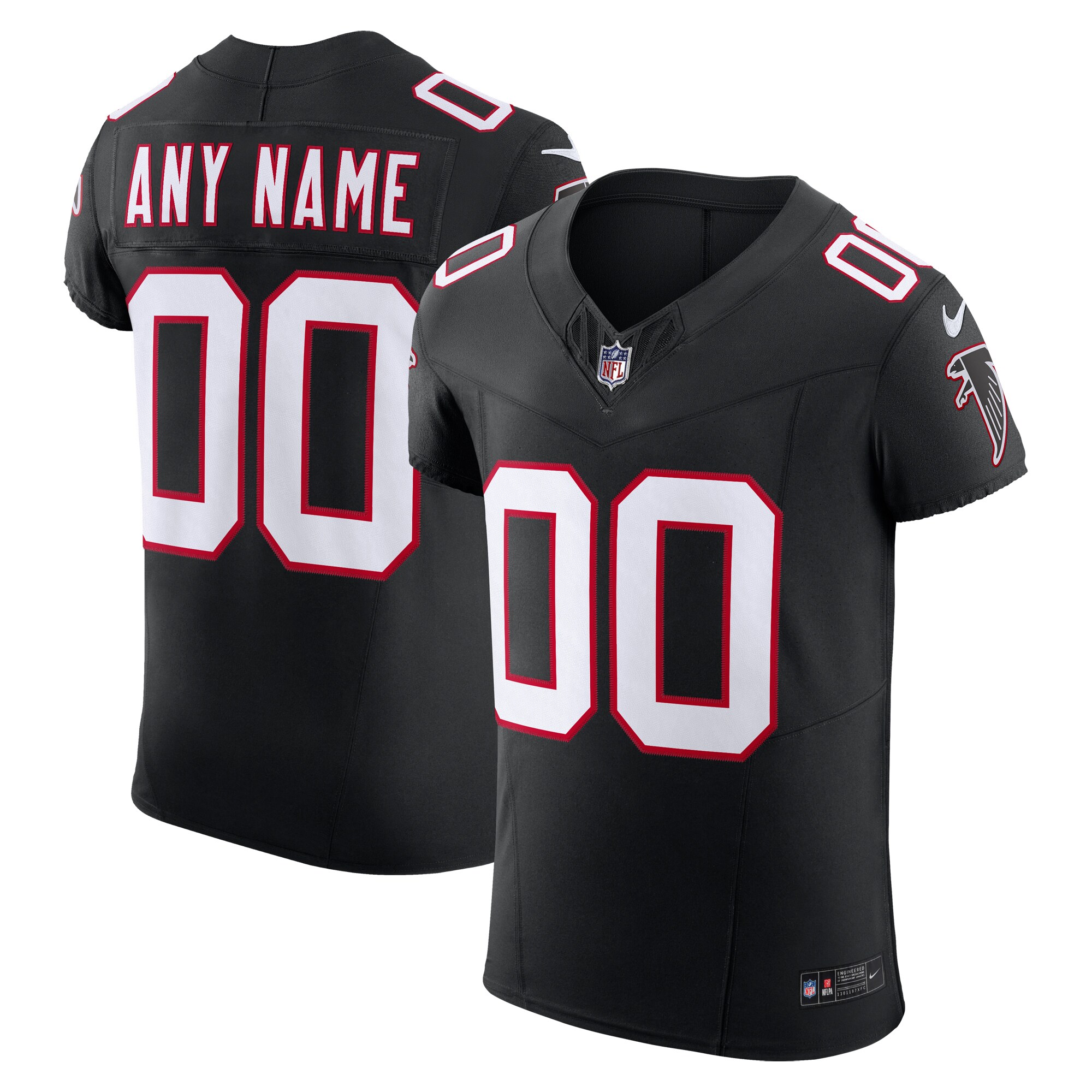 Atlanta Falcons   Vapor F.U.S.E. Elite Custom Jersey - Black