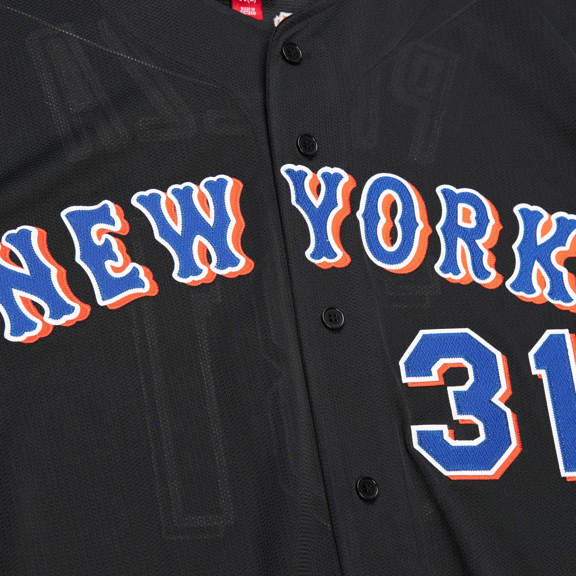 Mike Piazza New York Mets Mitchell & Ness Cooperstown Collection 2000 Batting Practice Jersey - Black