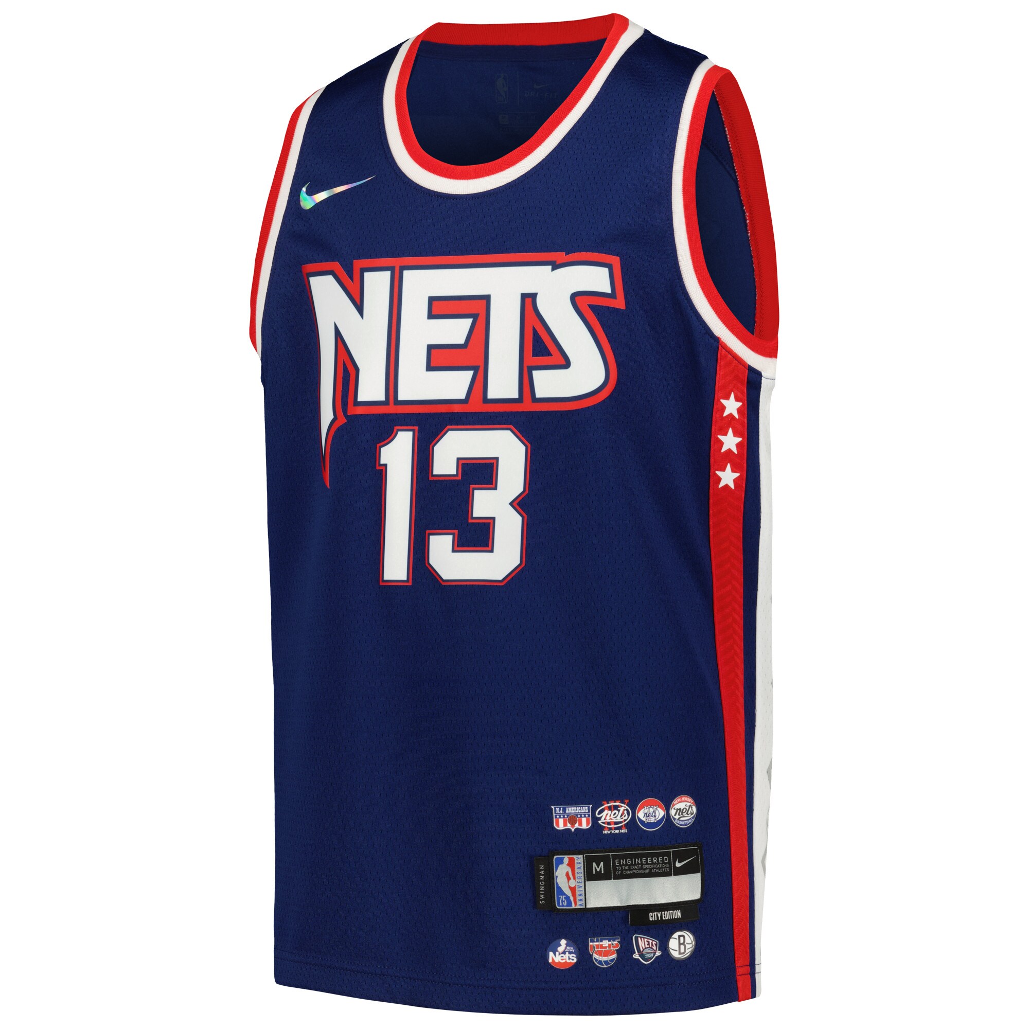 James Harden Brooklyn Nets Youth Swingman Jersey - City Edition - Navy