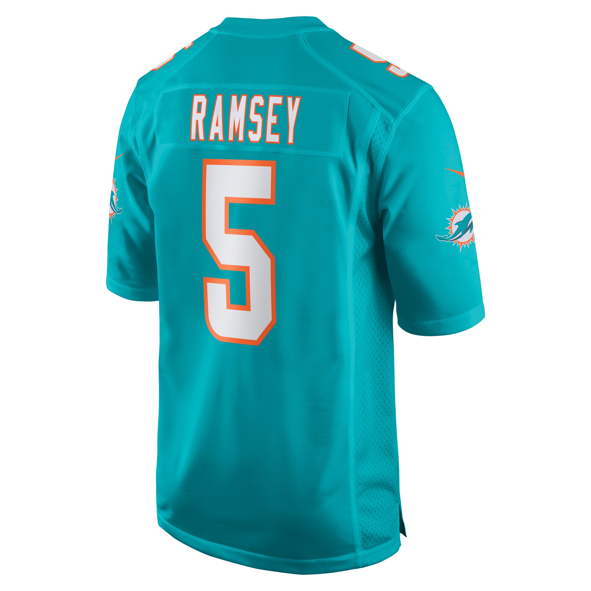 Jalen Ramsey Miami Dolphins  Team Color Game Jersey - Aqua