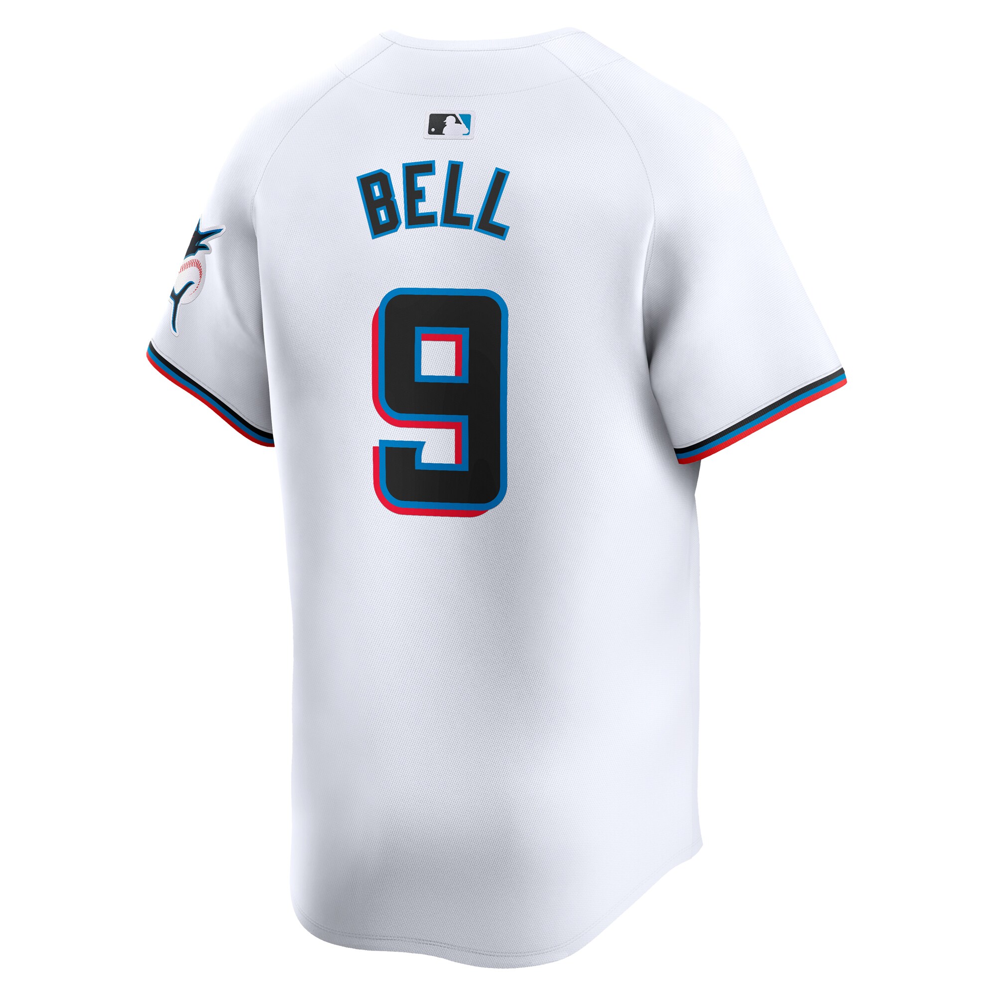 Josh Bell Miami Marlins  Home Limited Player Jersey - White