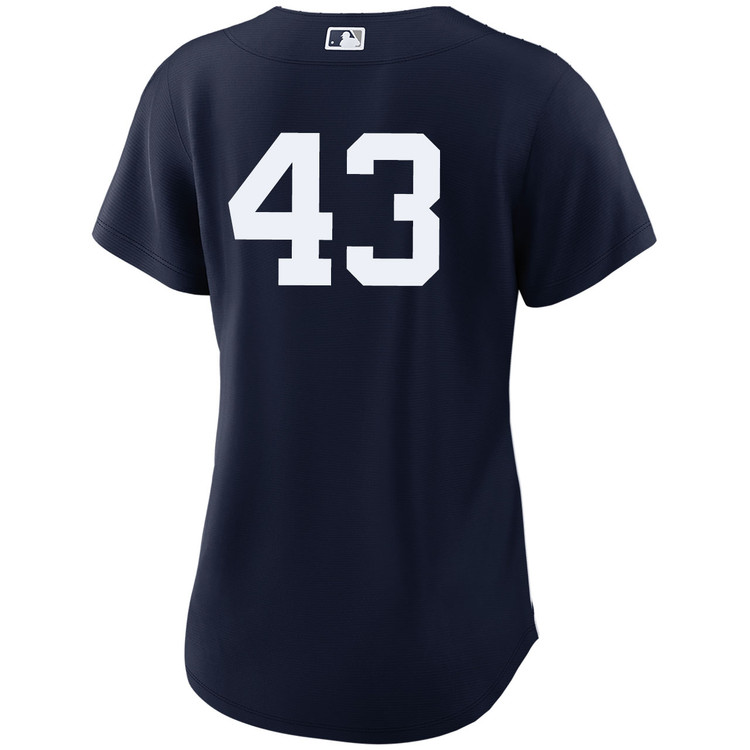 Jonathan Loaisiga New York Yankees Women's Alternate Navy Player World Series Jersey