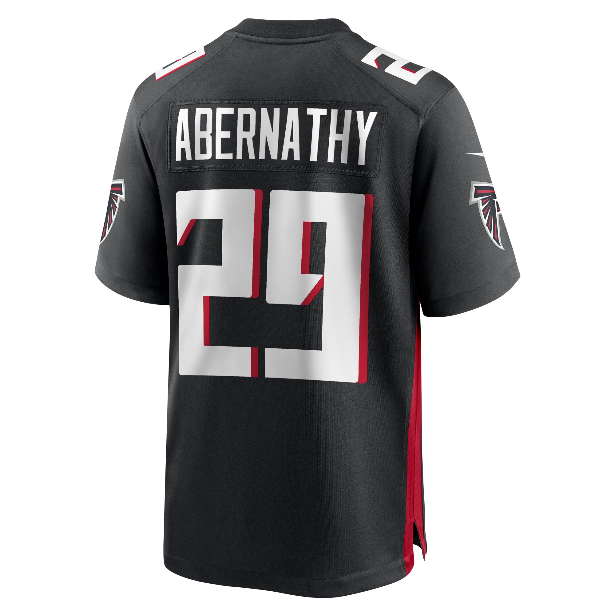 Micah Abernathy Atlanta Falcons  Team Game Jersey -  Black