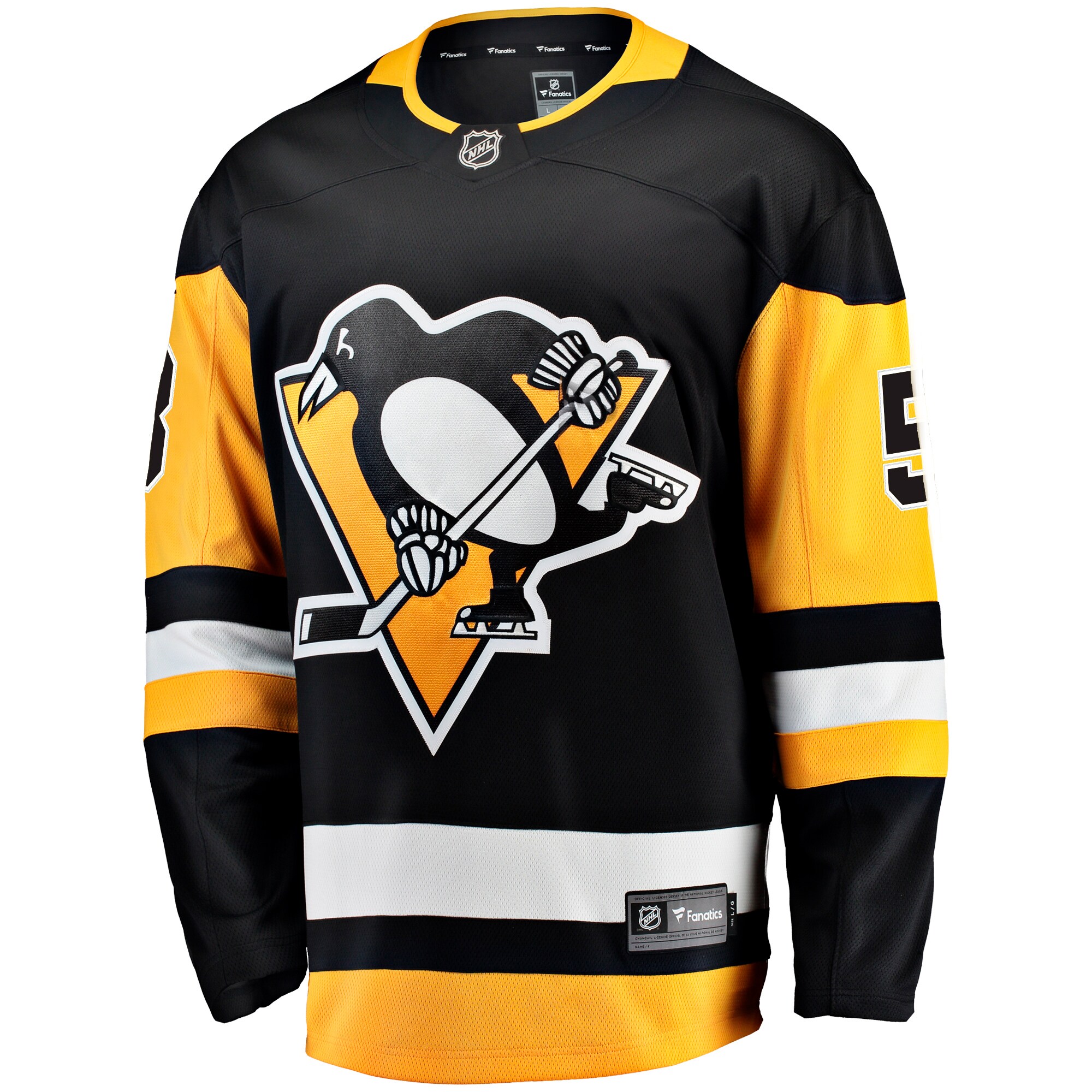 Kris Letang Pittsburgh Penguins Fanatics Home Breakaway Jersey - Black