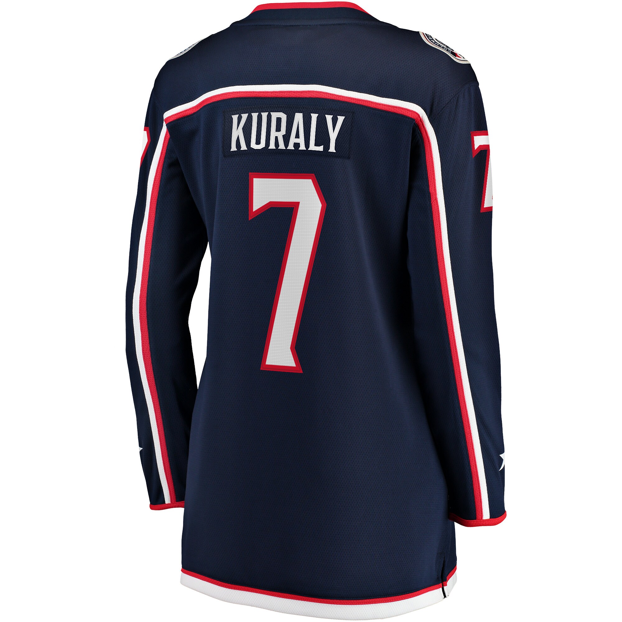 Sean Kuraly Columbus Blue Jackets Fanatics Women's Home Breakaway Player Jersey - Navy