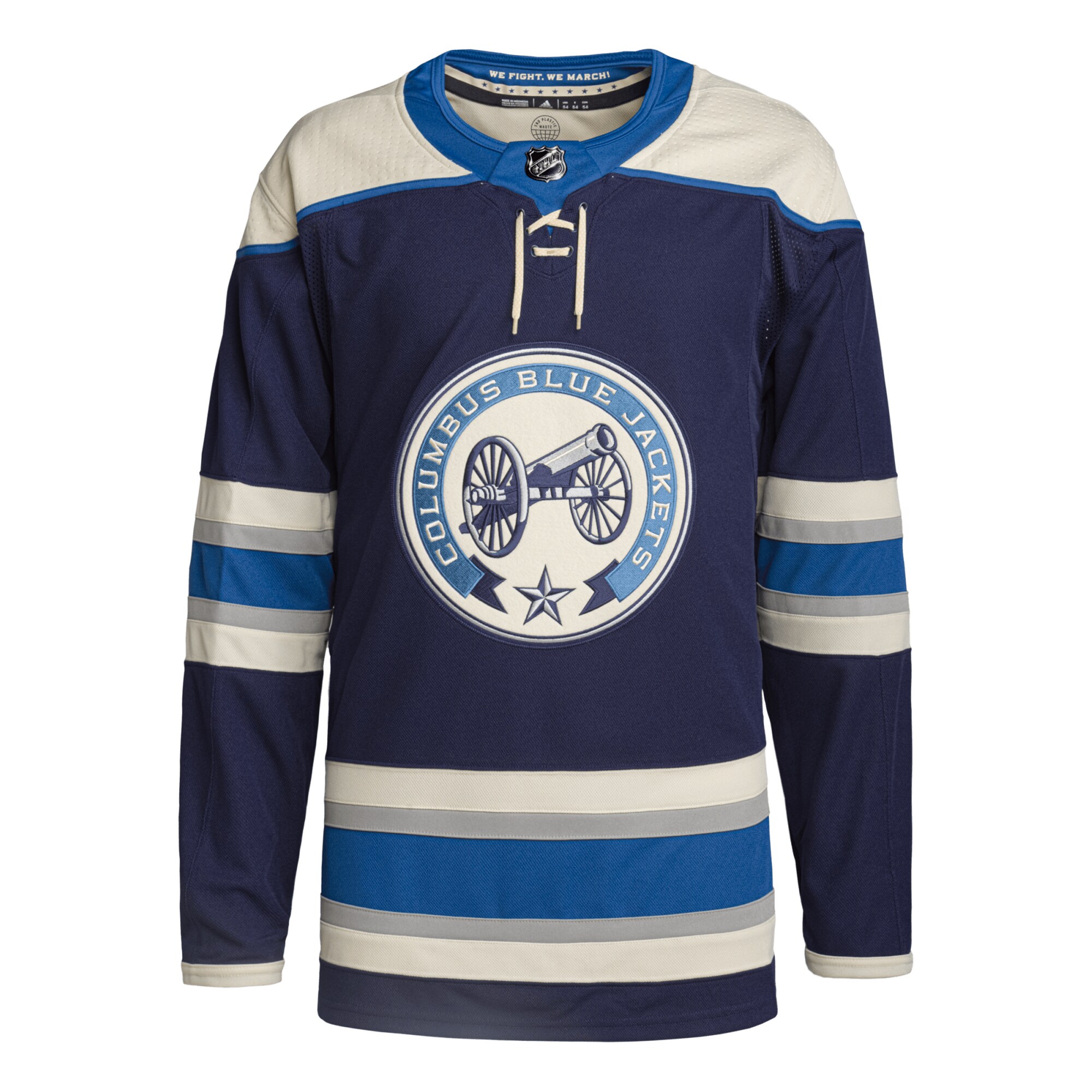 Columbus Blue Jackets adidas Alternate Primegreen Authentic Jersey Navy