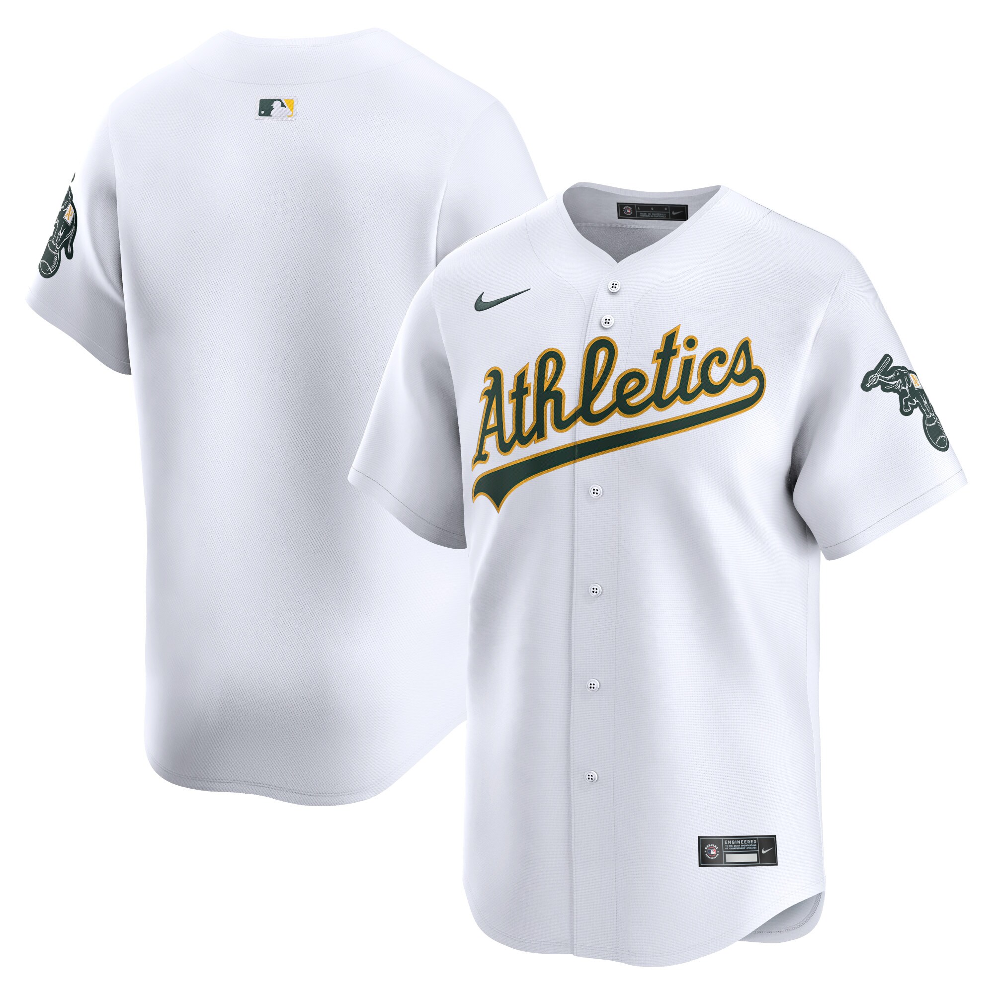 Oakland Athletics  Youth Home Limited Jersey - White