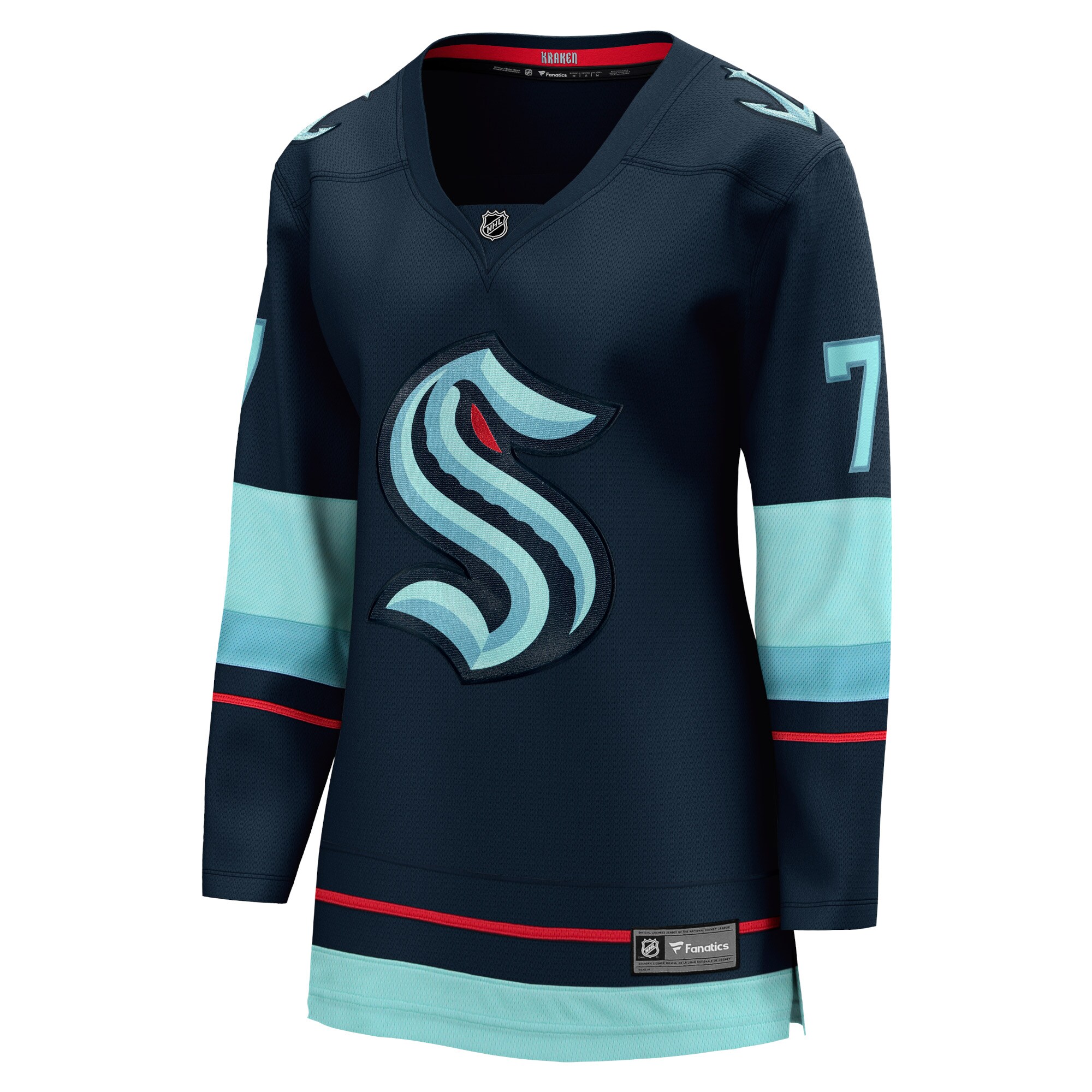 Jordan Eberle Seattle Kraken Fanatics Women's Home Breakaway Player Jersey - Navy