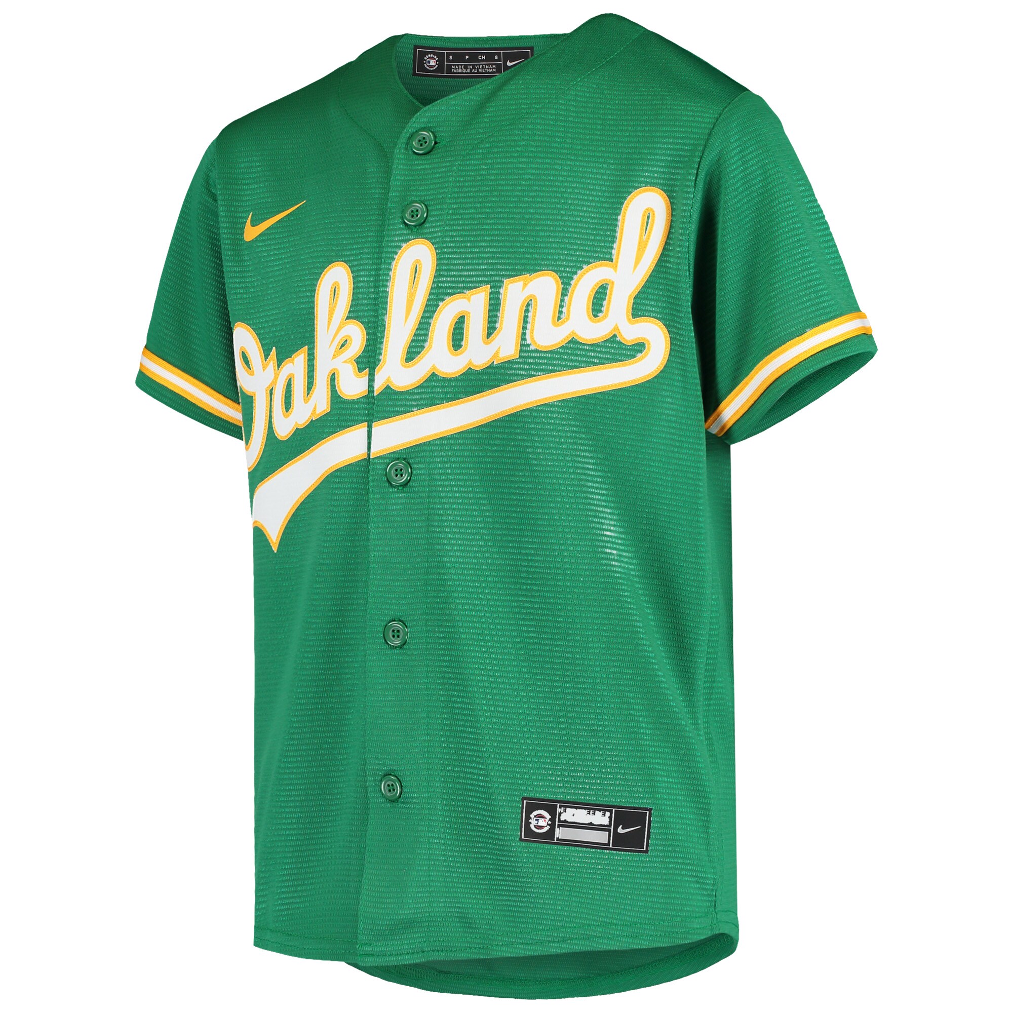Khris Davis Oakland Athletics  Youth Alternate Replica Jersey - Green