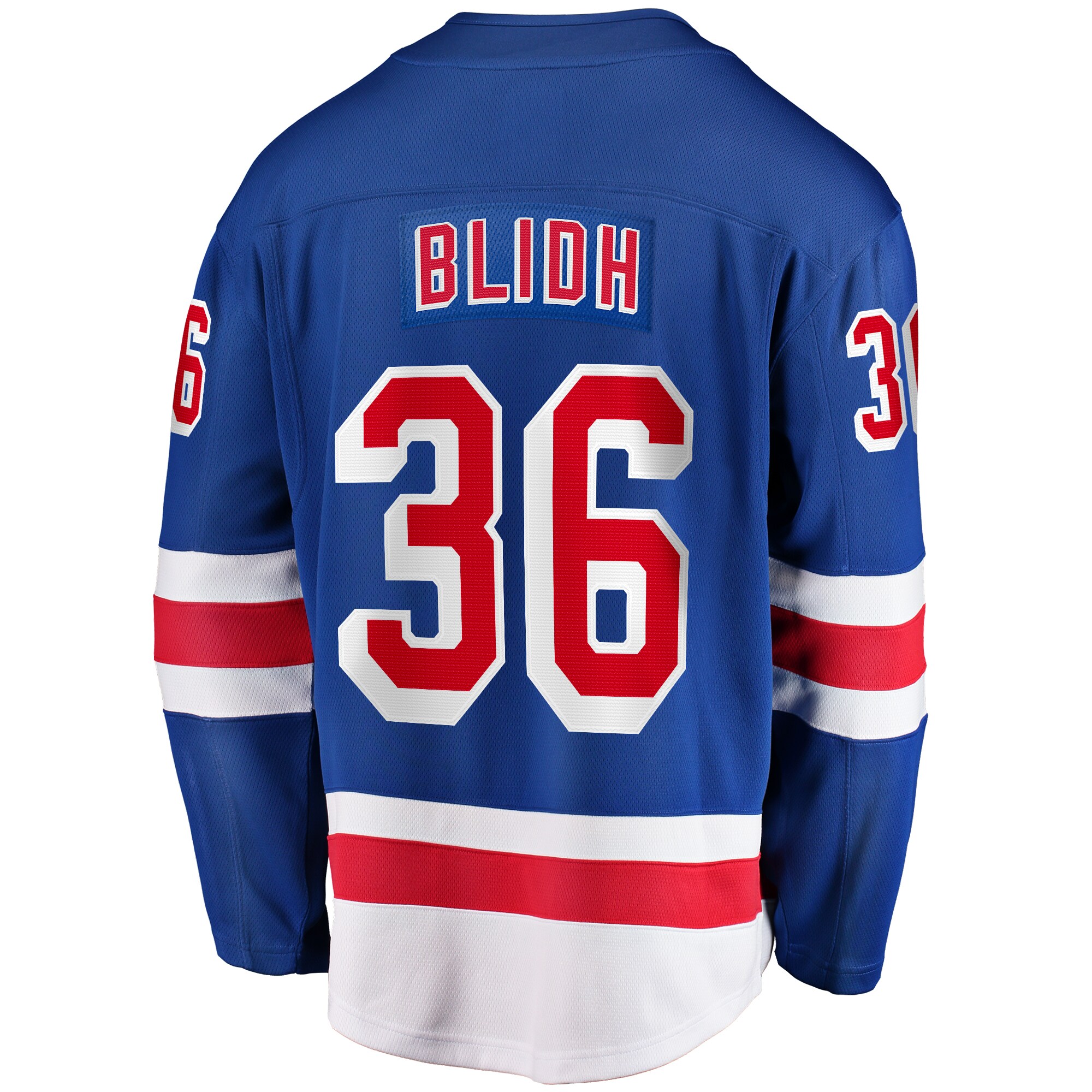 Anton Blidh New York Rangers Fanatics Home Breakaway Jersey - Blue