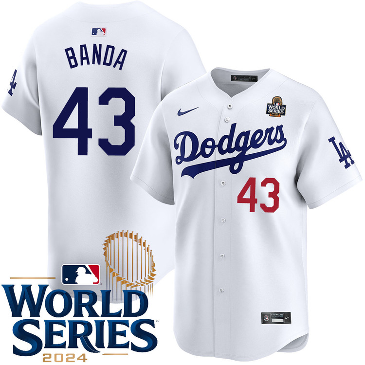 Anthony Banda Los Angeles Dodgers Home Limited World Series Jersey