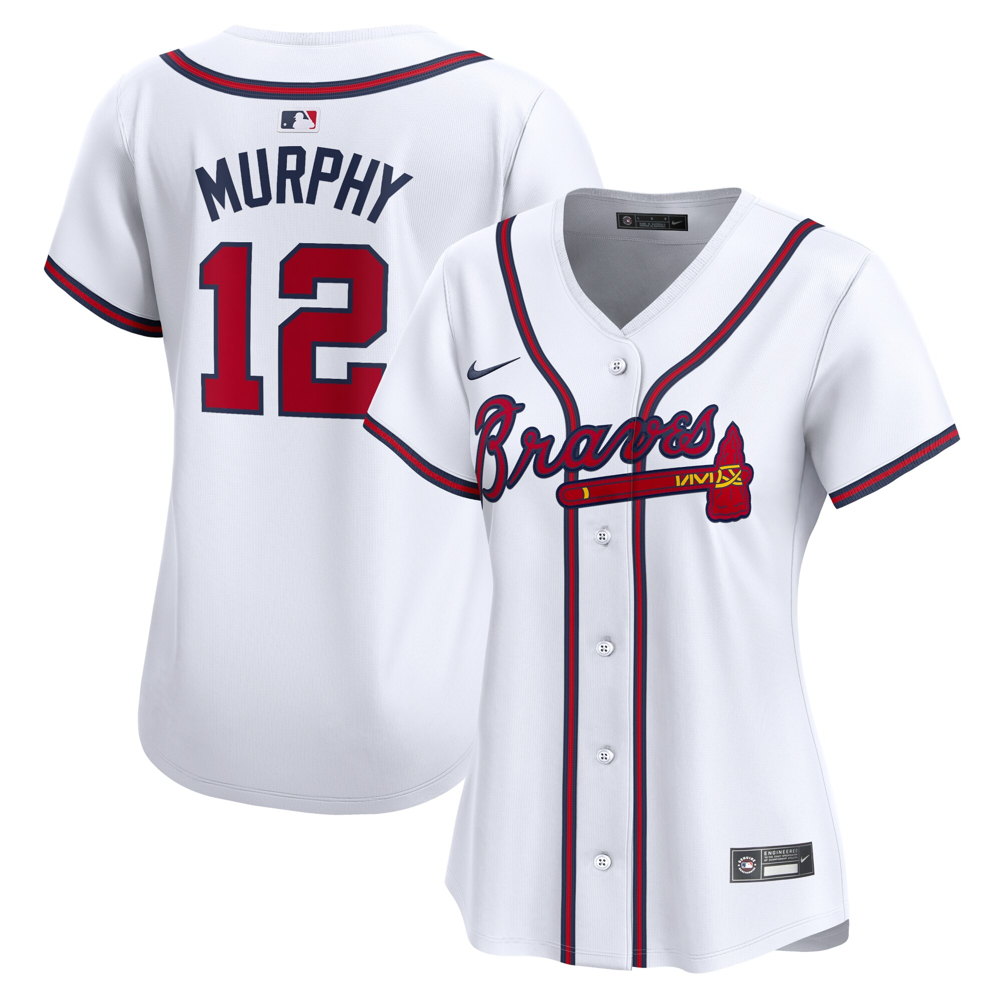 Sean Murphy Atlanta Braves  Women's  Home Limited Player Jersey - White