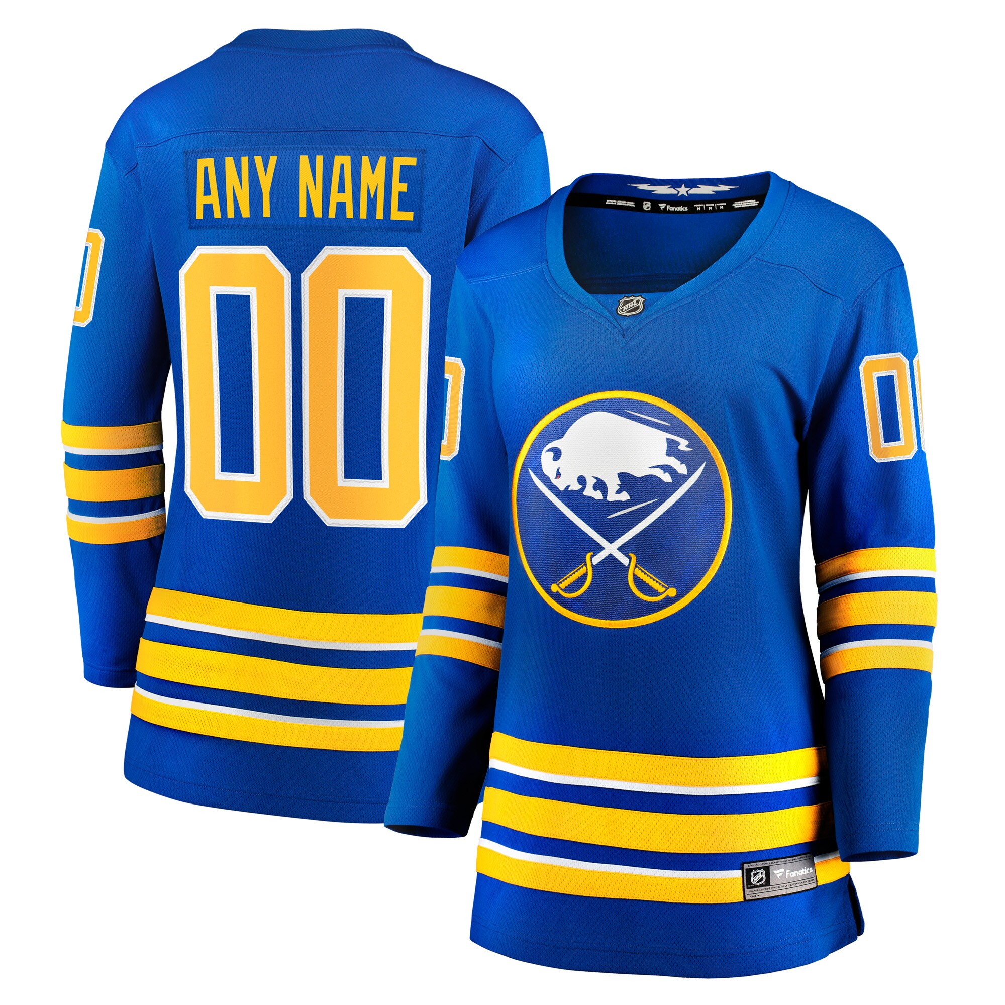 Buffalo Sabres Fanatics Women's Home Breakaway Custom Jersey - Royal