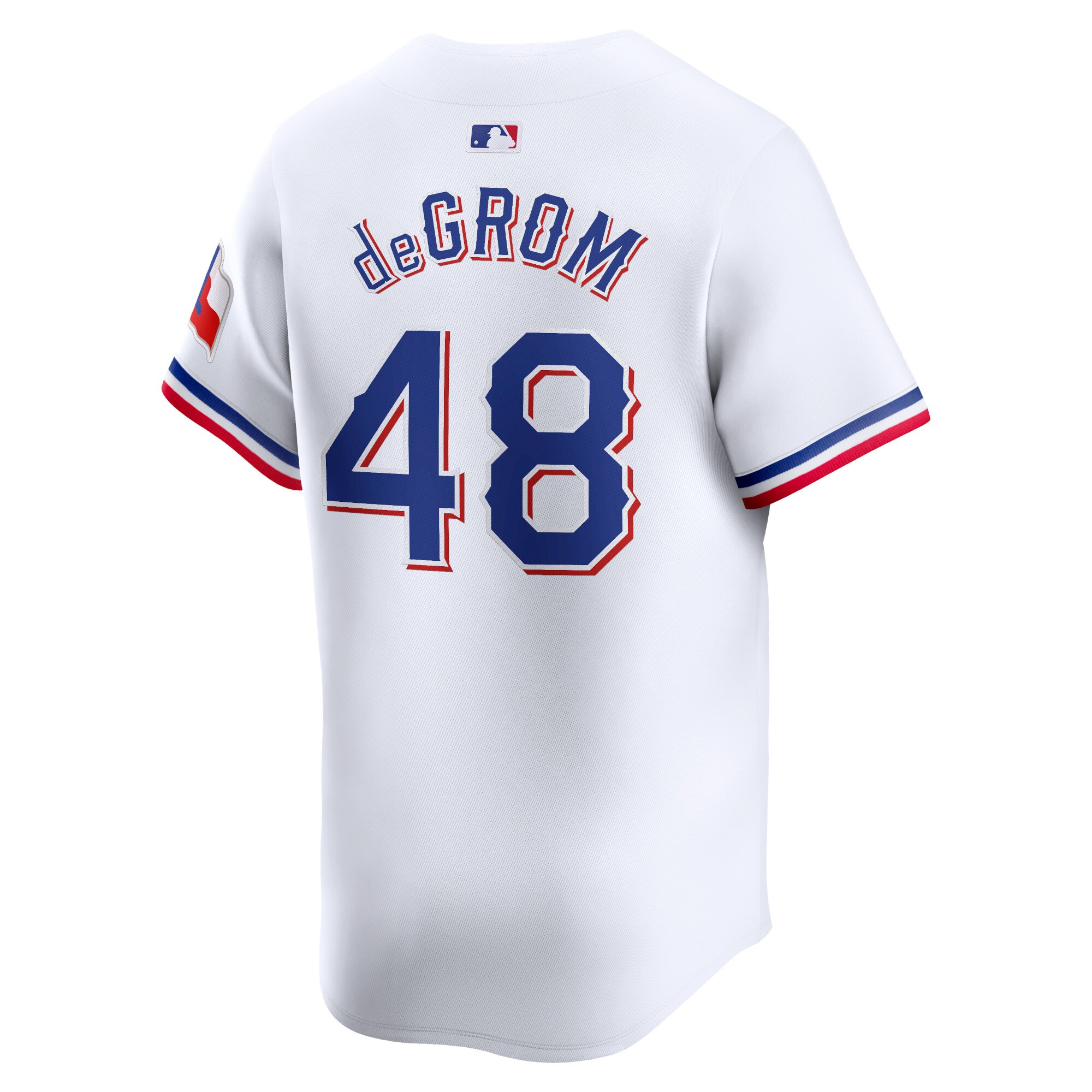Jacob deGrom Texas Rangers  Home Limited Player Jersey - White