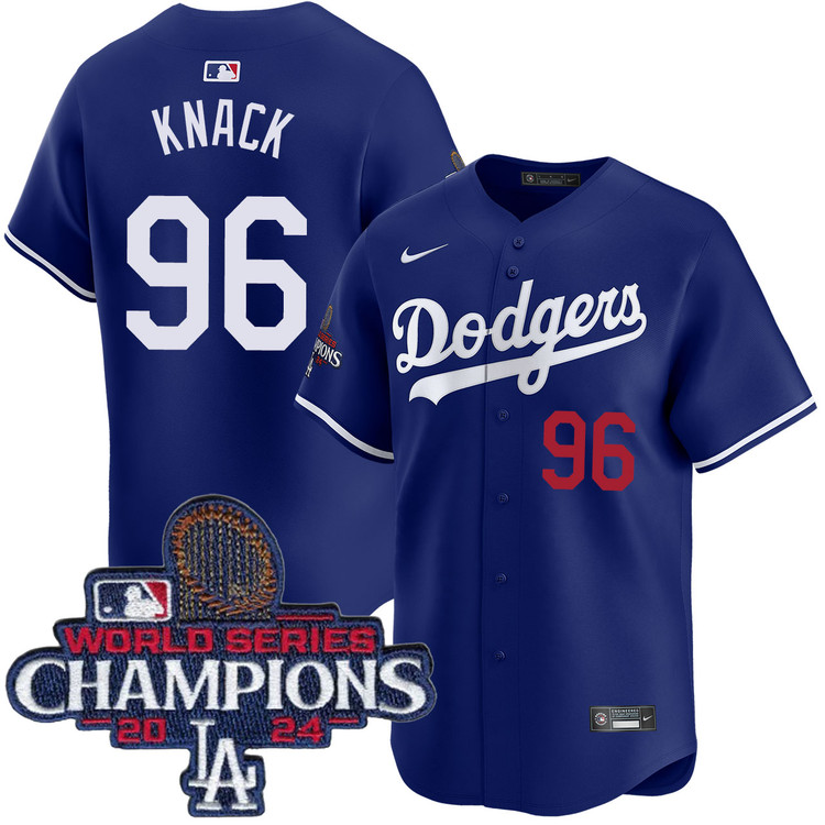 Landon Knack Los Angeles Dodgers Alternate Royal Limited World Series Champions Jersey