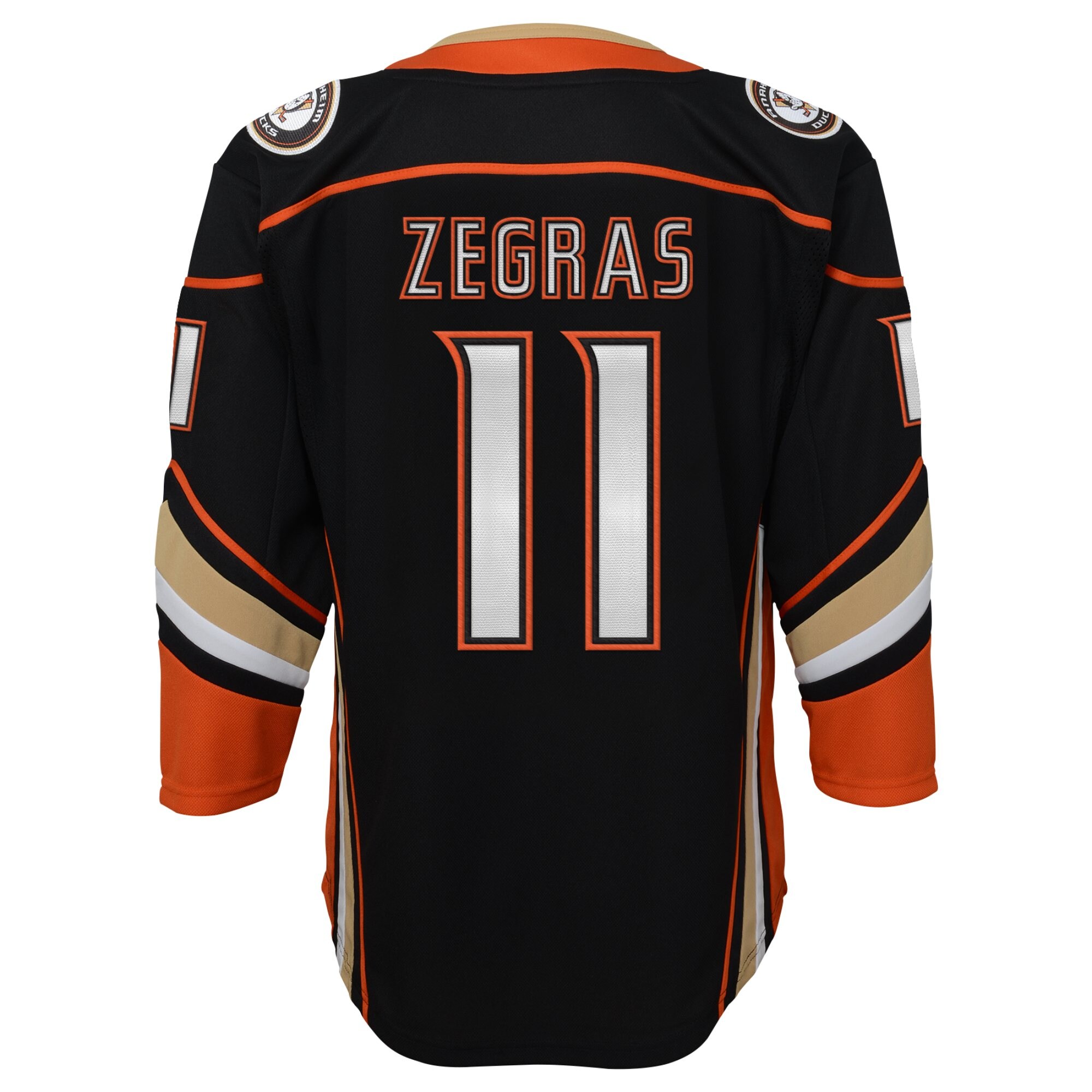 Trevor Zegras Anaheim Ducks Youth Home PremierPlayer Jersey - Black