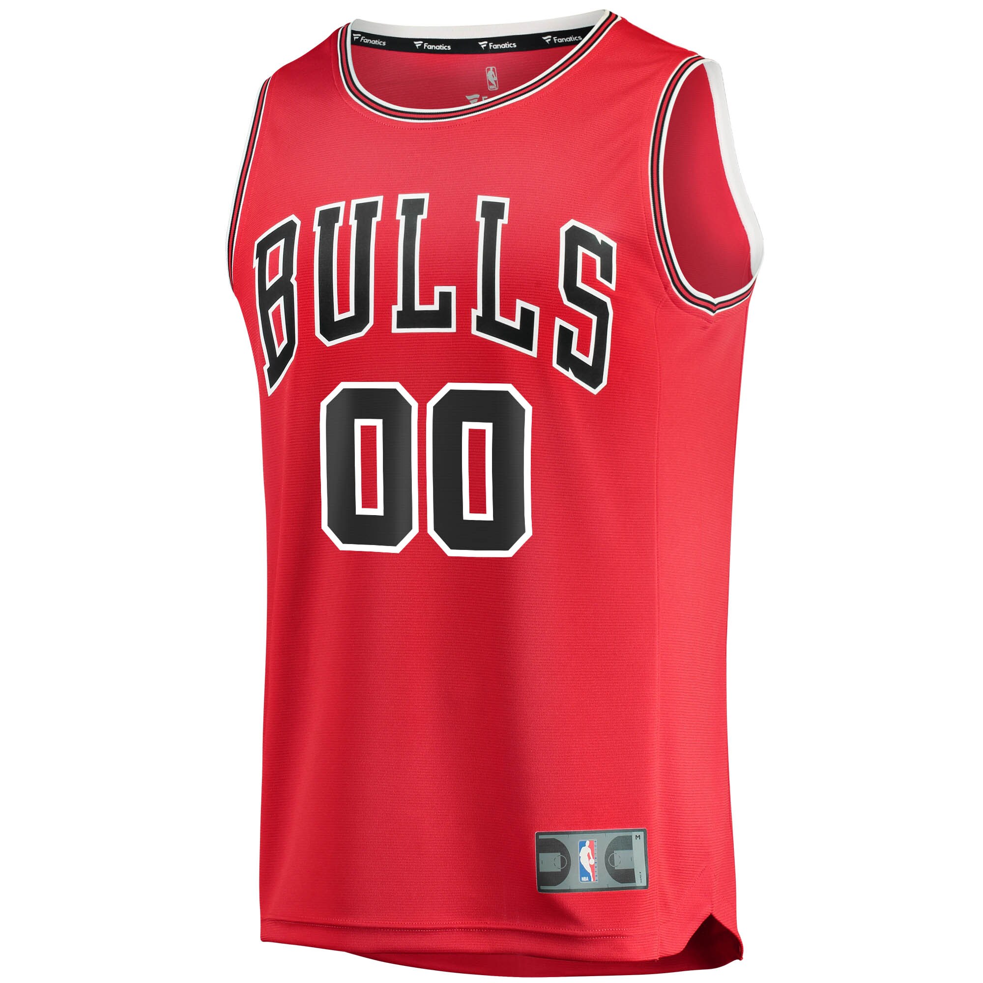 Chicago Bulls Fanatics Fast Break Custom Replica Jersey Red - Icon Edition